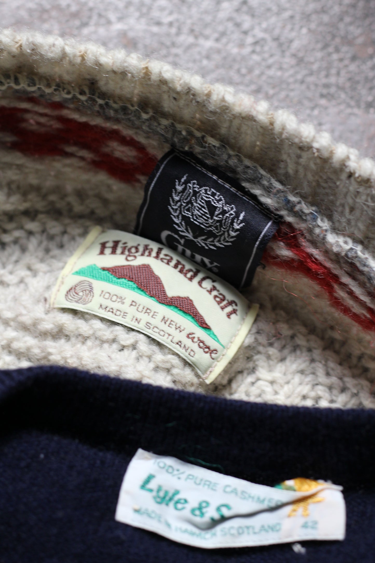 Made In Scotland Men's Vintage Knitwear x2点