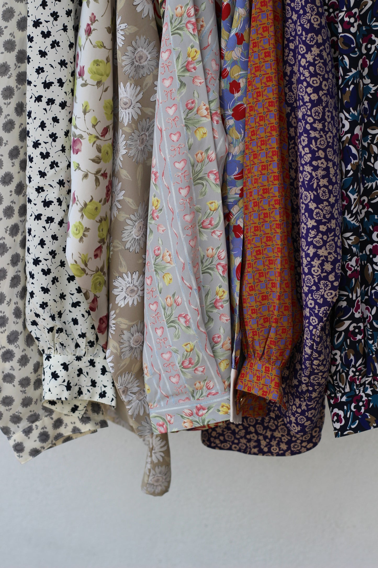 Vintage Flower Long Sleeve Blouse x10点