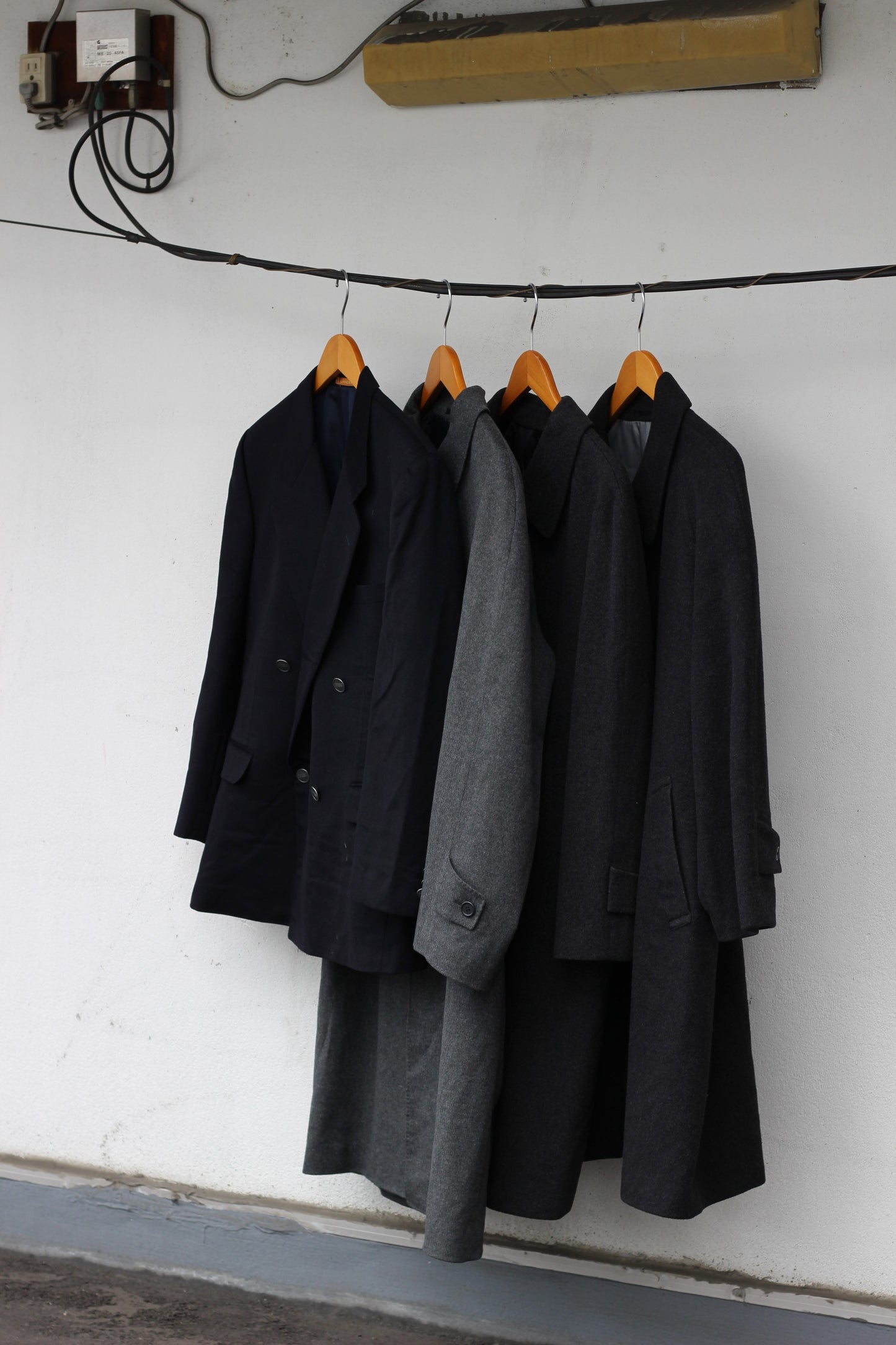 Men's Cashmere Coat x4点