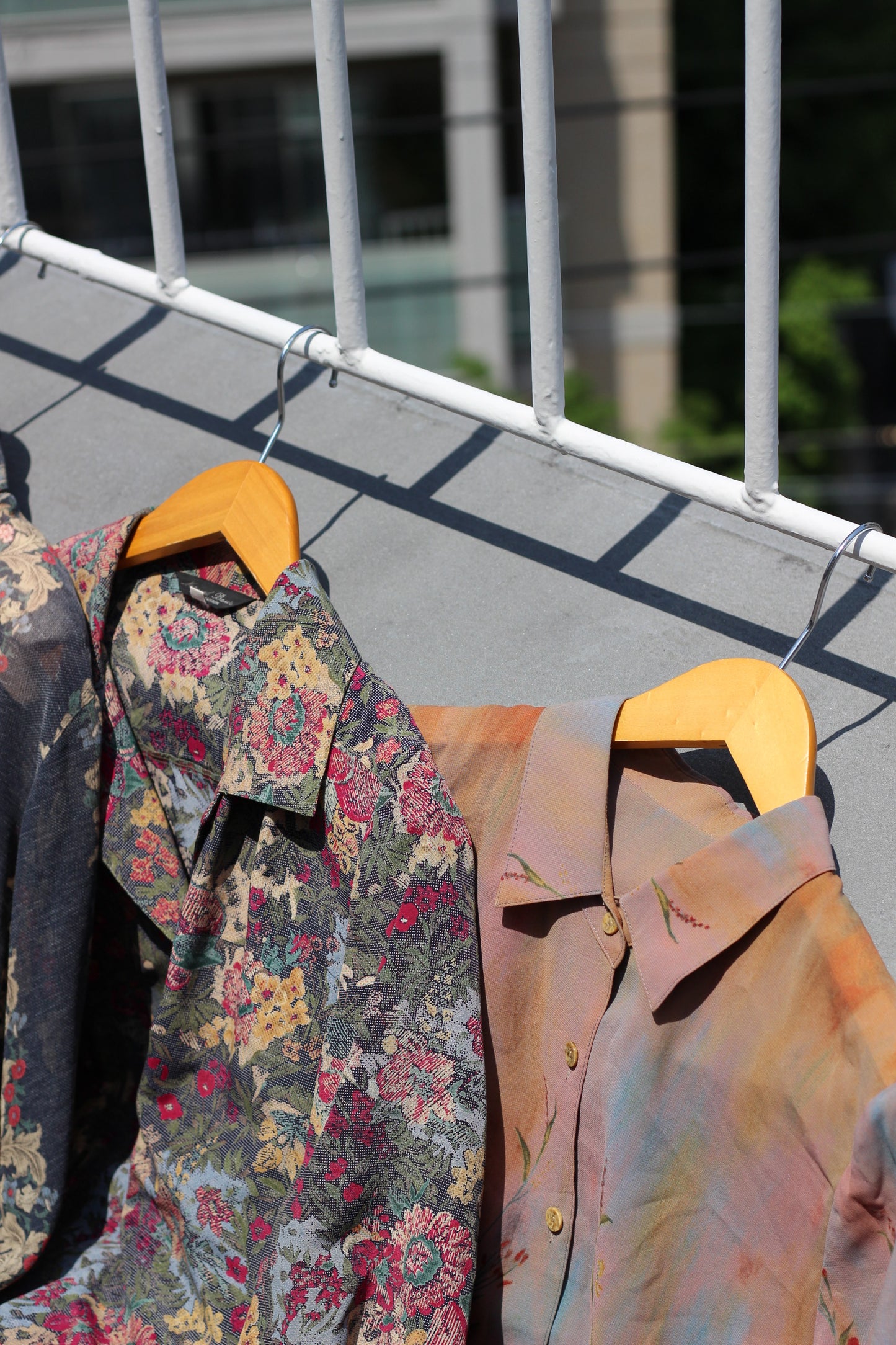 Vintage Floral Long Sleeve Blouse x4点