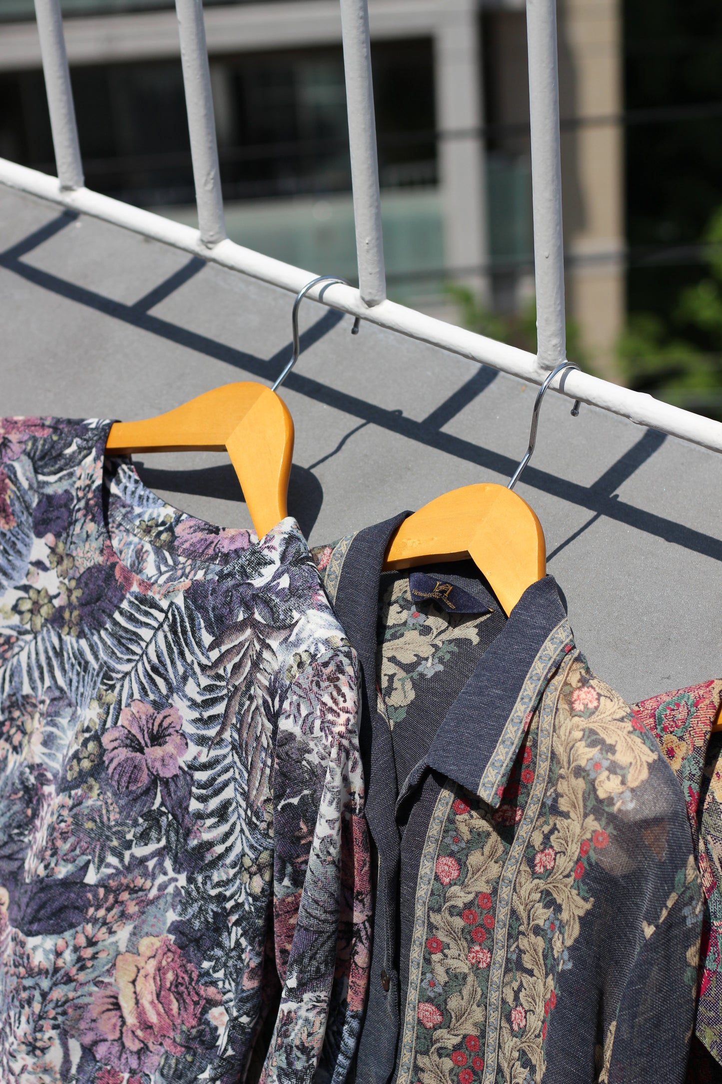 Vintage Floral Long Sleeve Blouse x4点