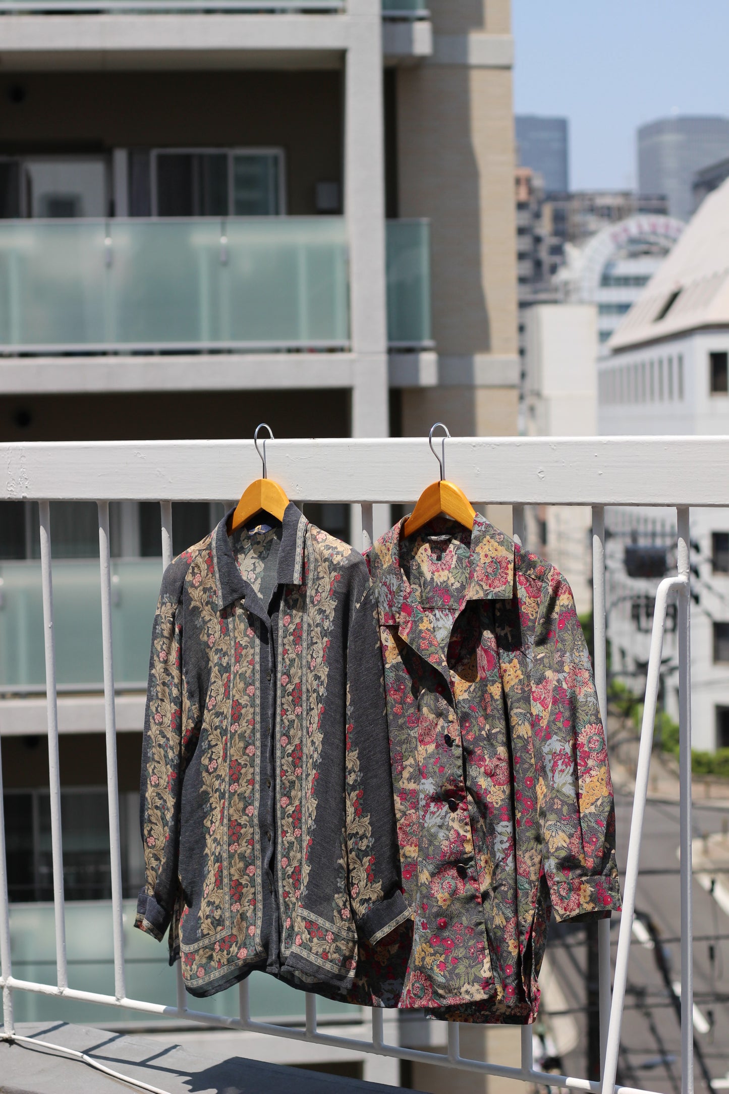 Vintage Floral Long Sleeve Blouse x4点