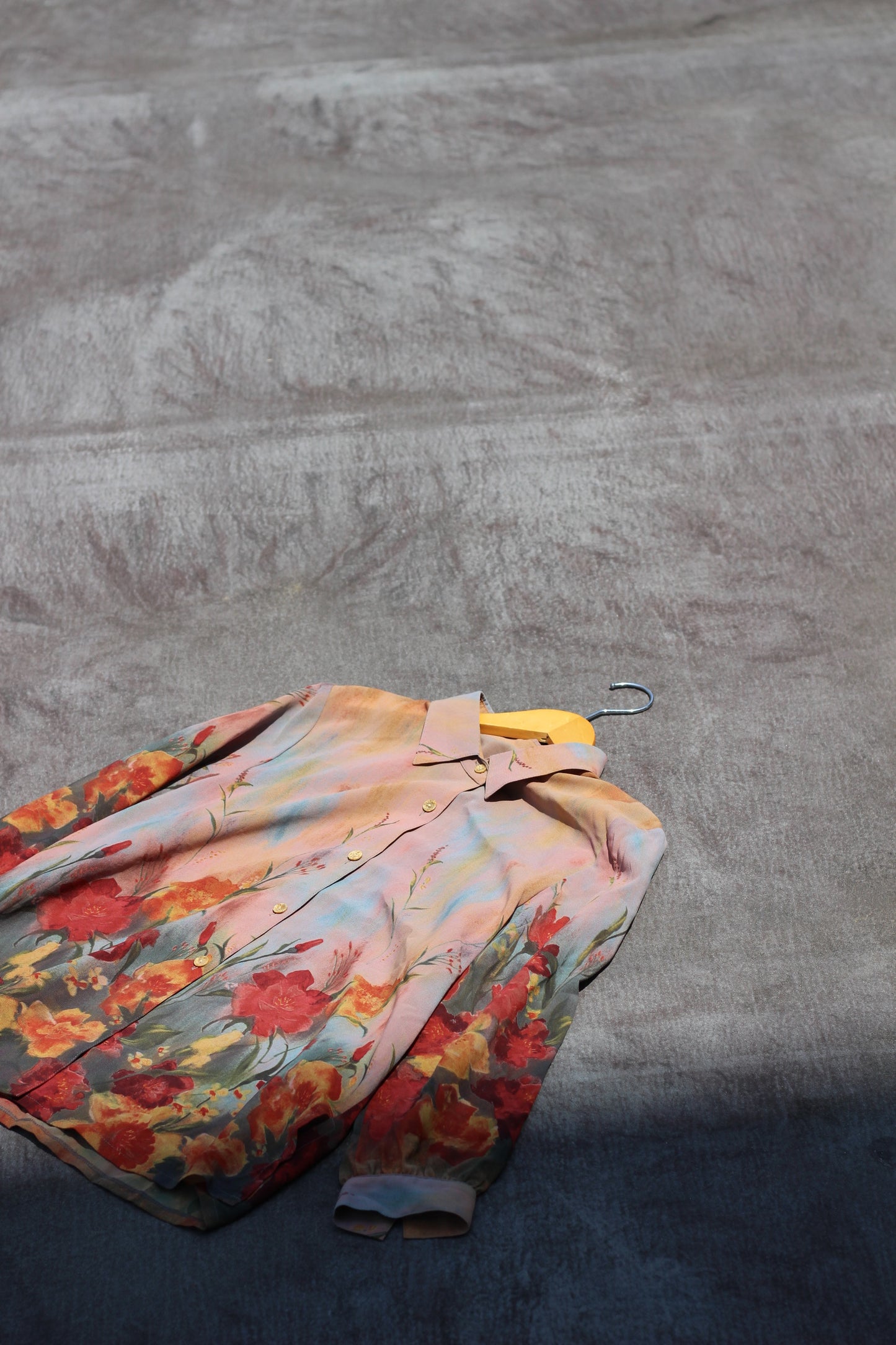 Vintage Floral Long Sleeve Blouse x4点