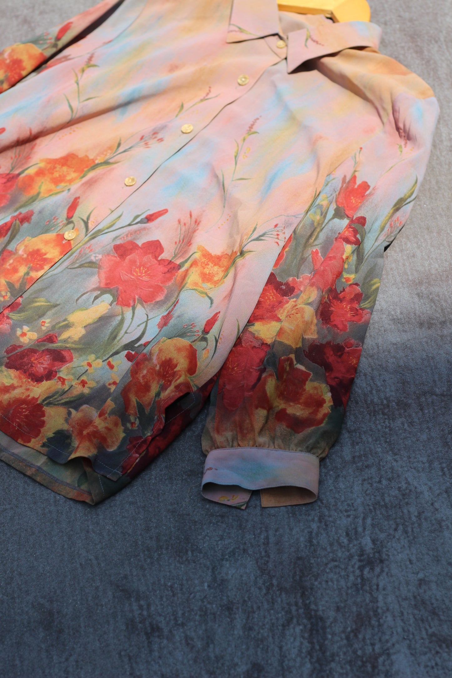 Vintage Floral Long Sleeve Blouse x4点