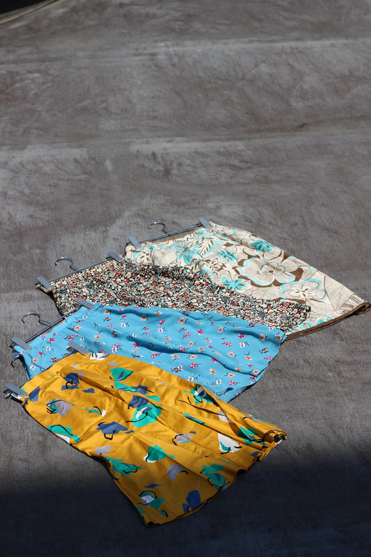 Vintage Flower Skirt x4点