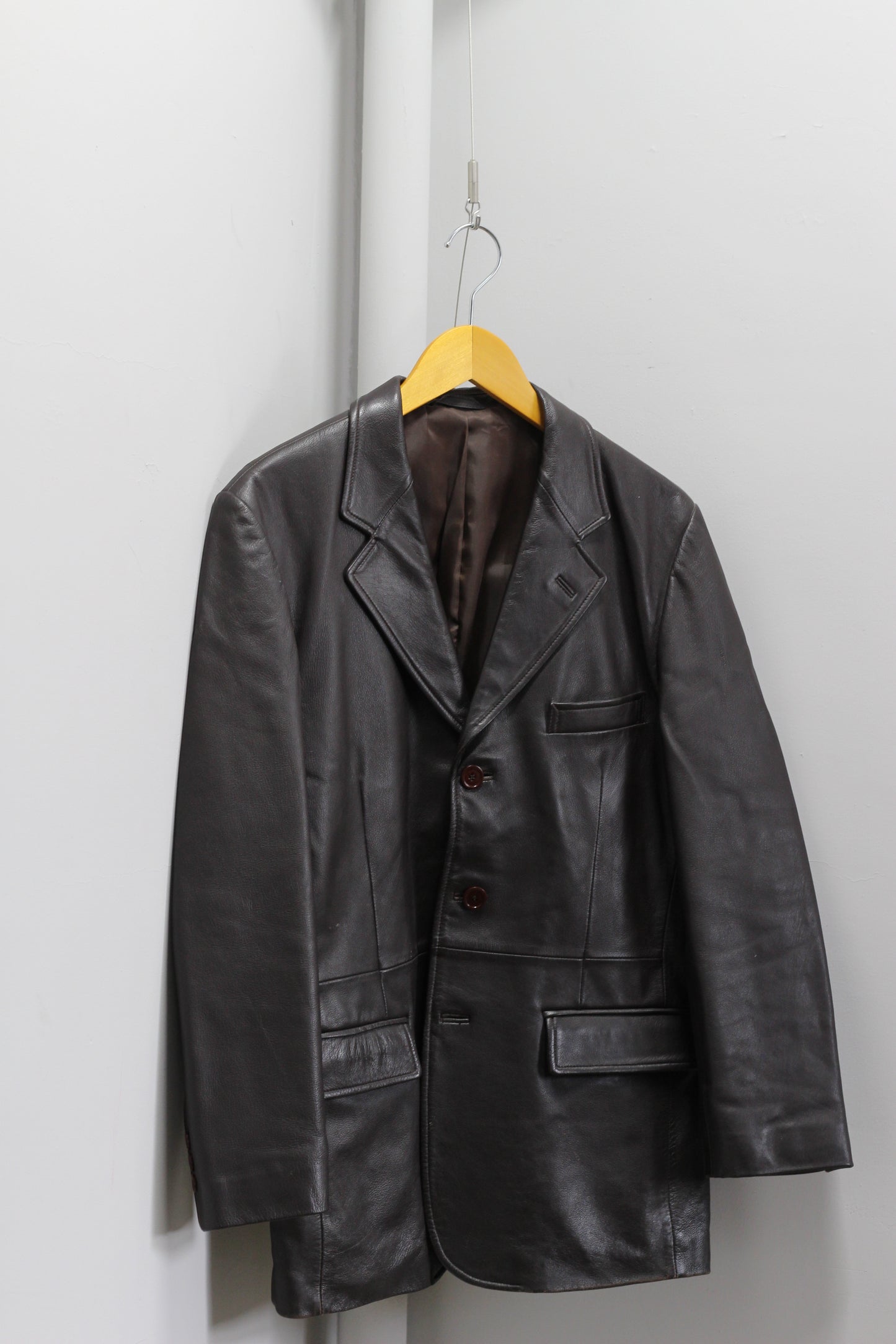 Men's Leather Tailored Jacket x2点