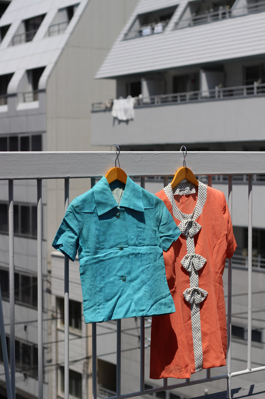 Vintage Retro Short Sleeve Jacket x5点