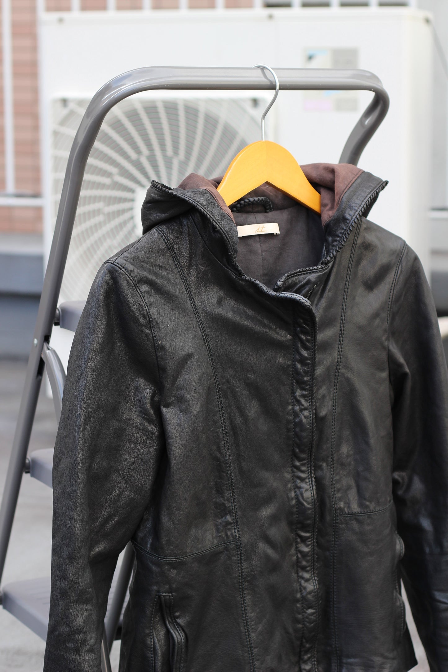 Women's Vintage Short Leather Jacket x5点