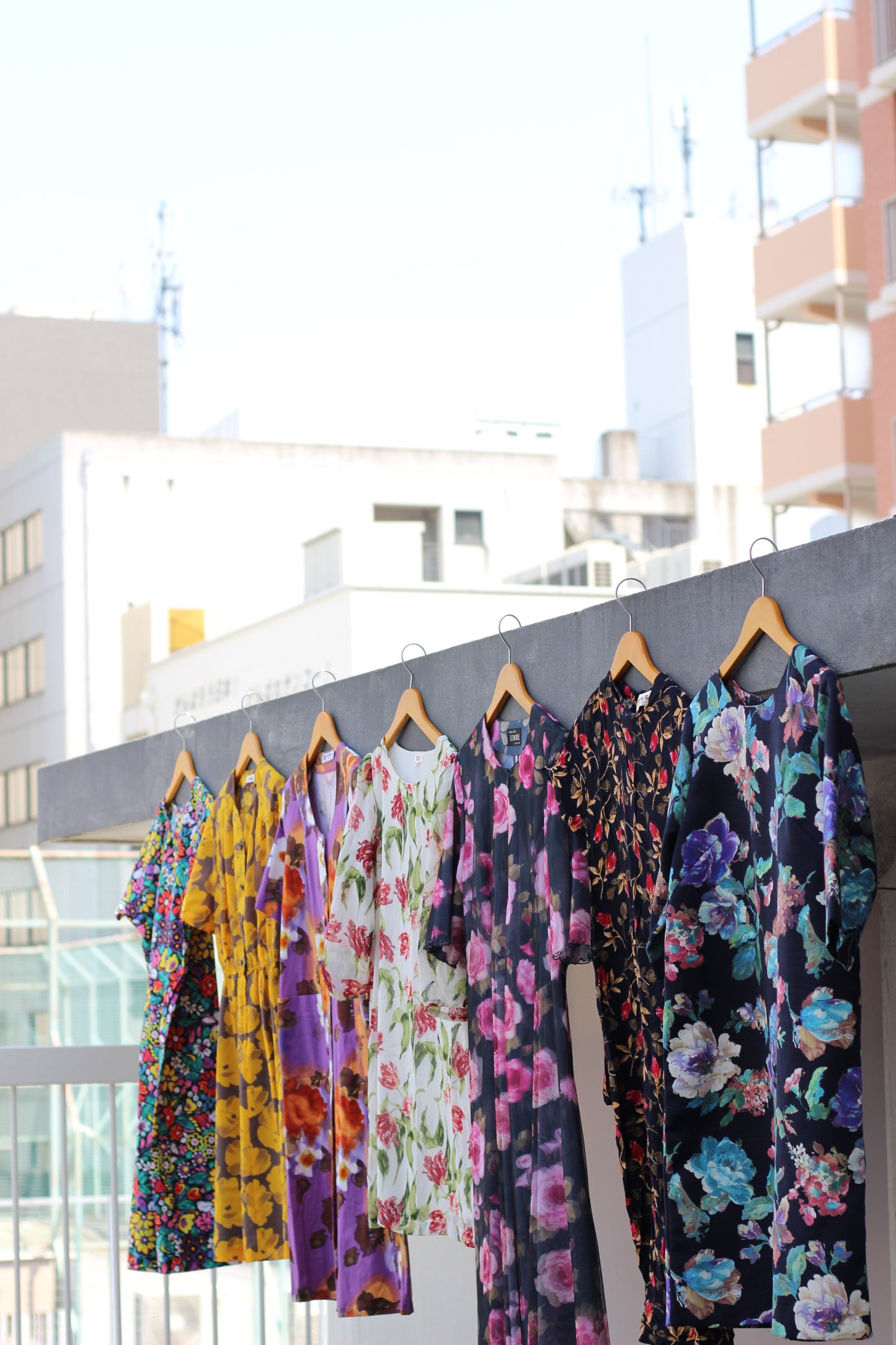 Vintage Design Flower Short Sleeve One-Piece x7点