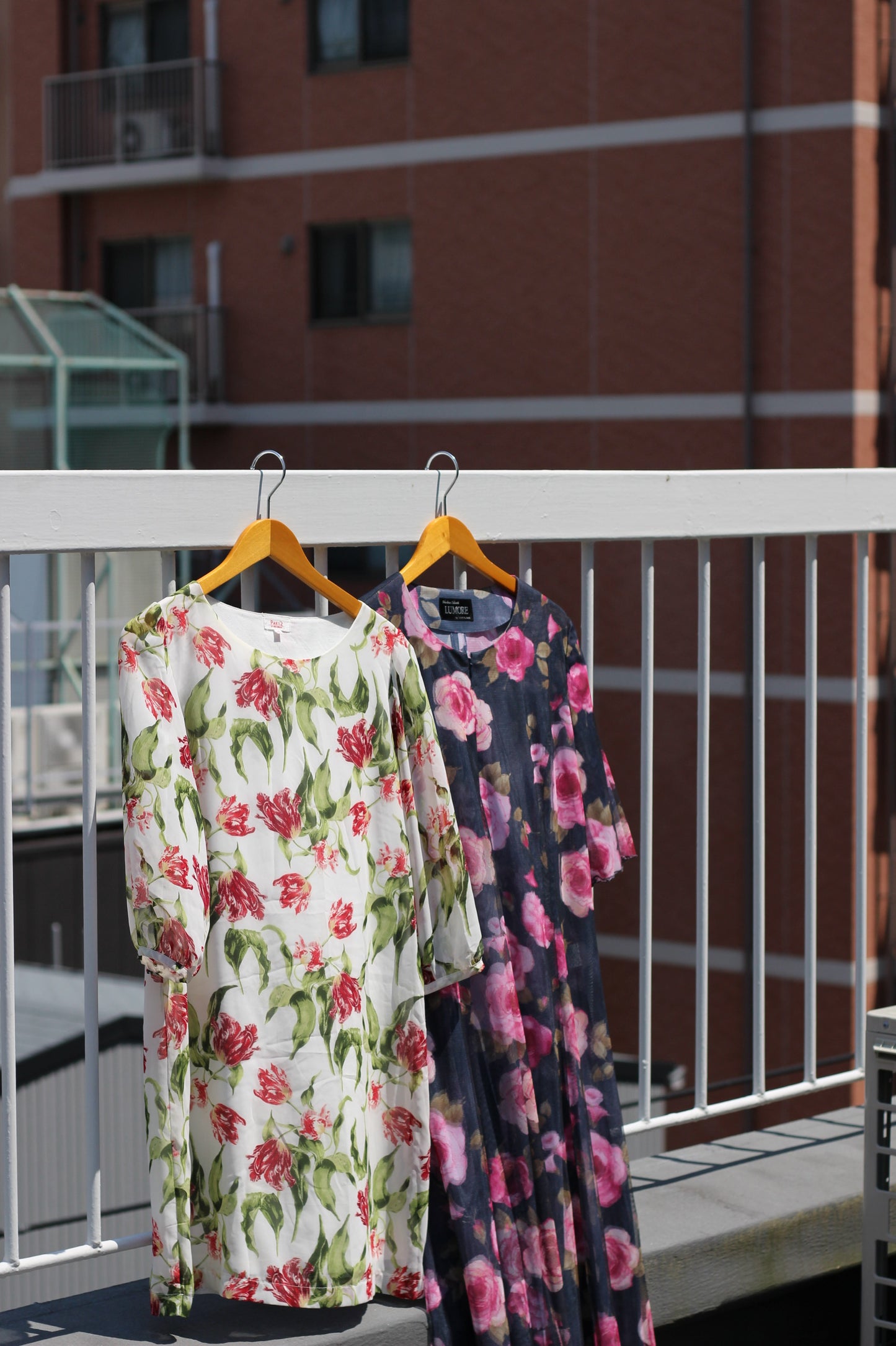 Vintage Design Flower Short Sleeve One-Piece x7点