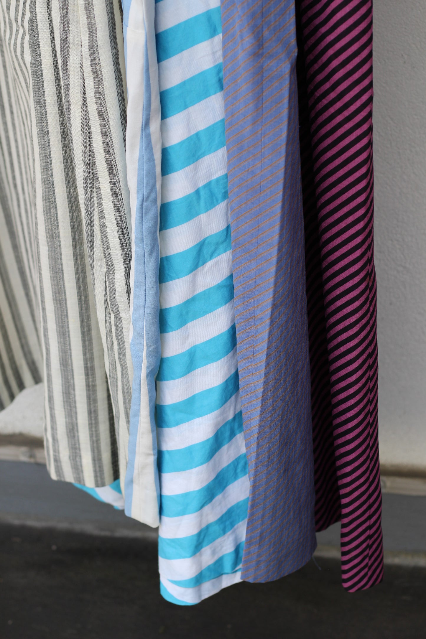 Vintage Stripe Short Sleeve One-Piece x6点