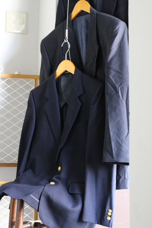 Men's American Traditional Style Gold Button Tailored Jacket x3点