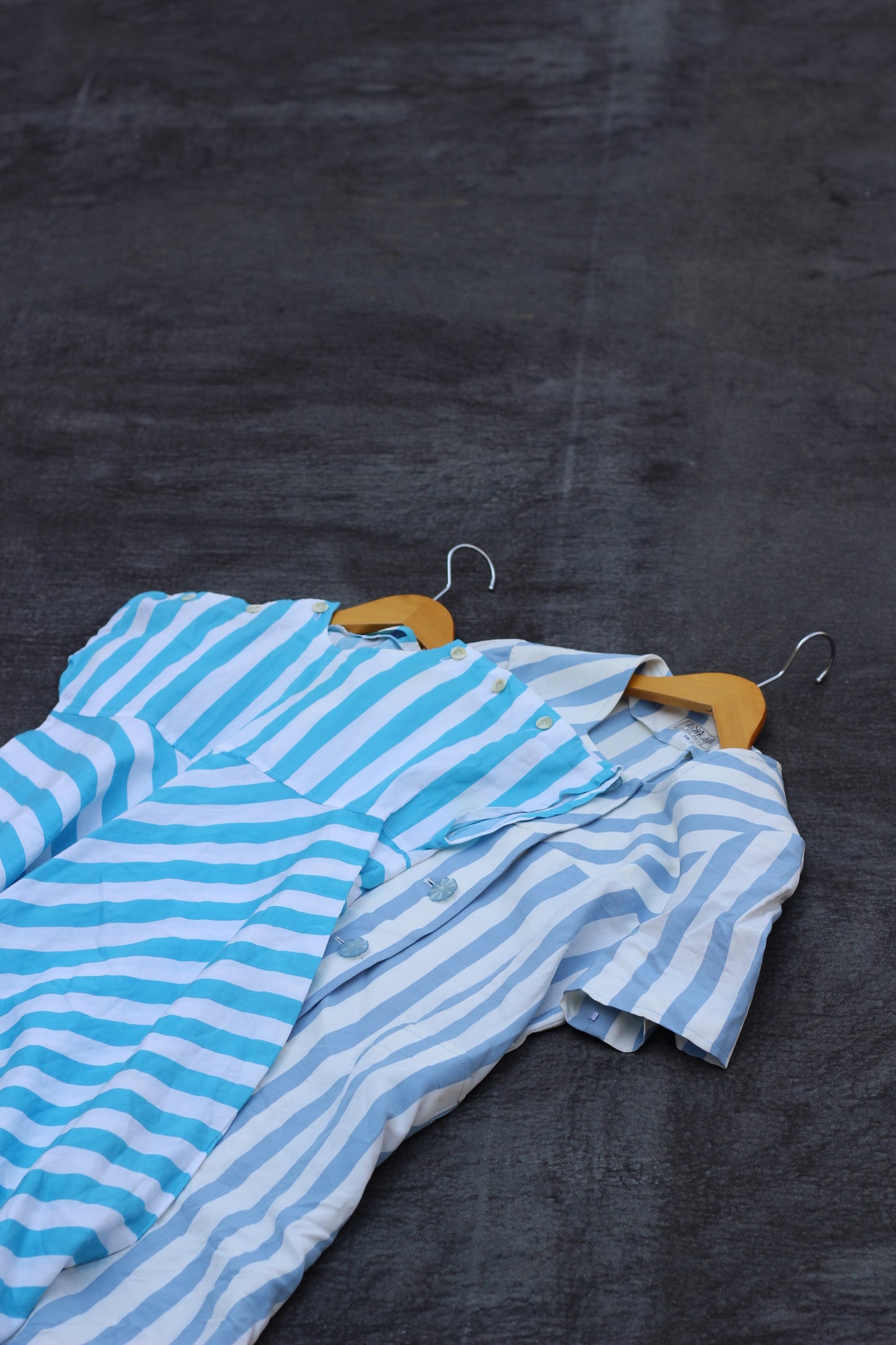 Vintage Stripe Short Sleeve One-Piece x6点