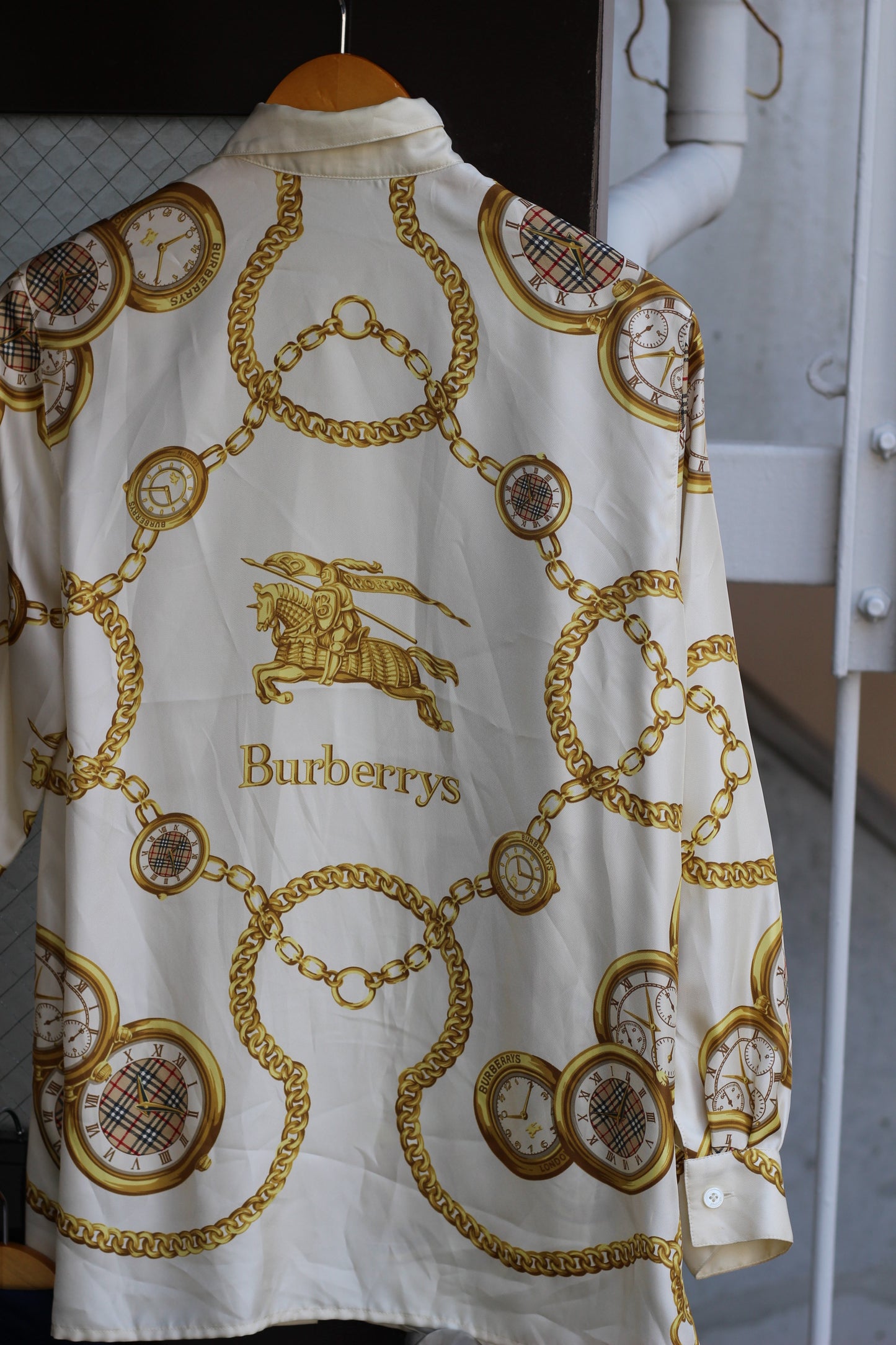 Old Burberry Design shirt x3点