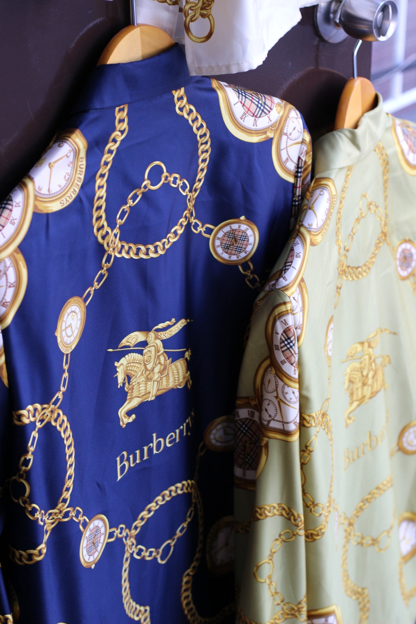 Old Burberry Design shirt x3点