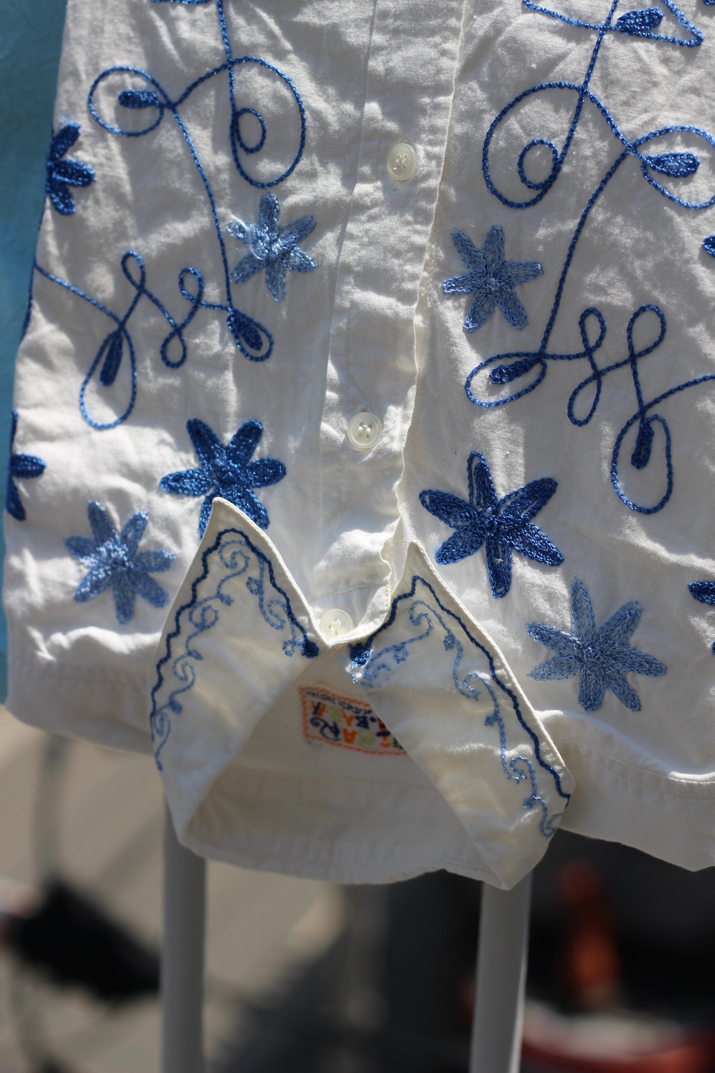 Men's Long Sleeve Embroidery Design Shirt x2点