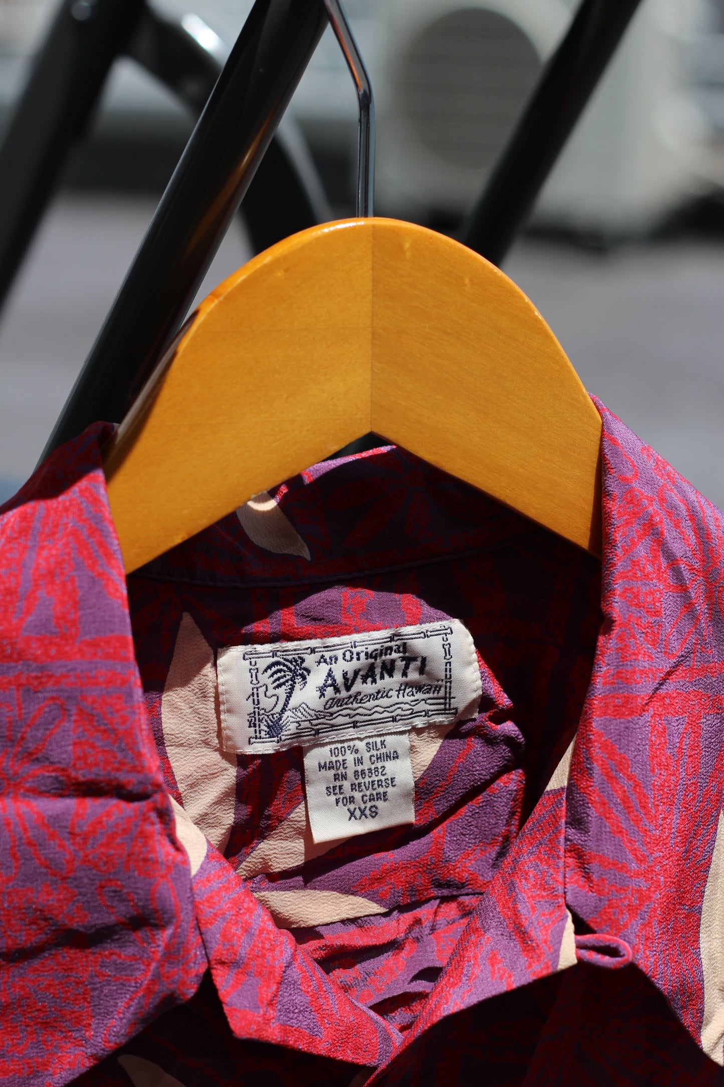 90's AVANTI Silk 100% Aloha Shirt set x2点