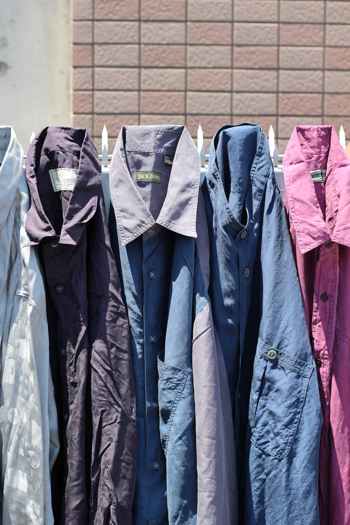Men's Long Sleeve Silk Shirt x9点