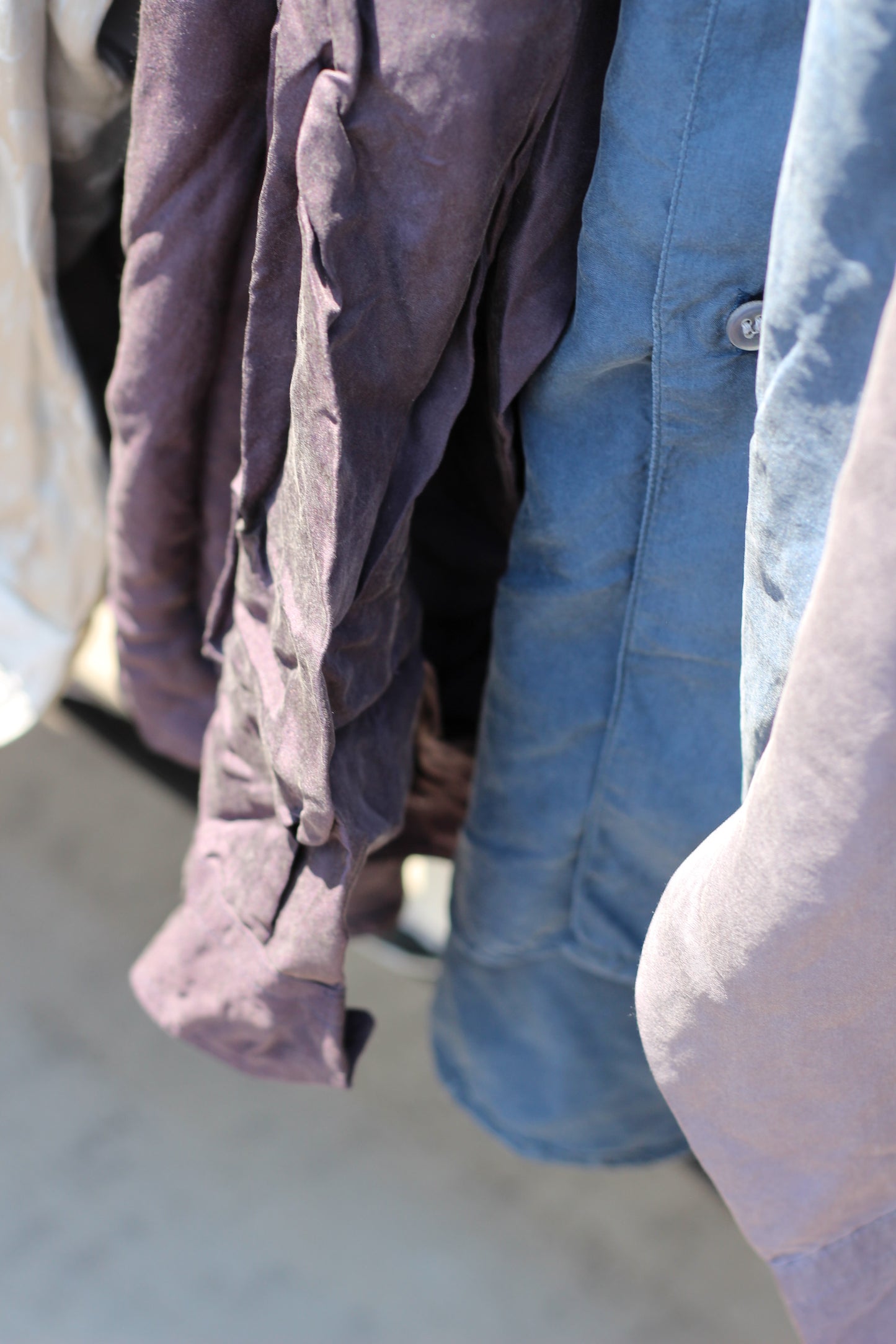 Men's Long Sleeve Silk Shirt x9点