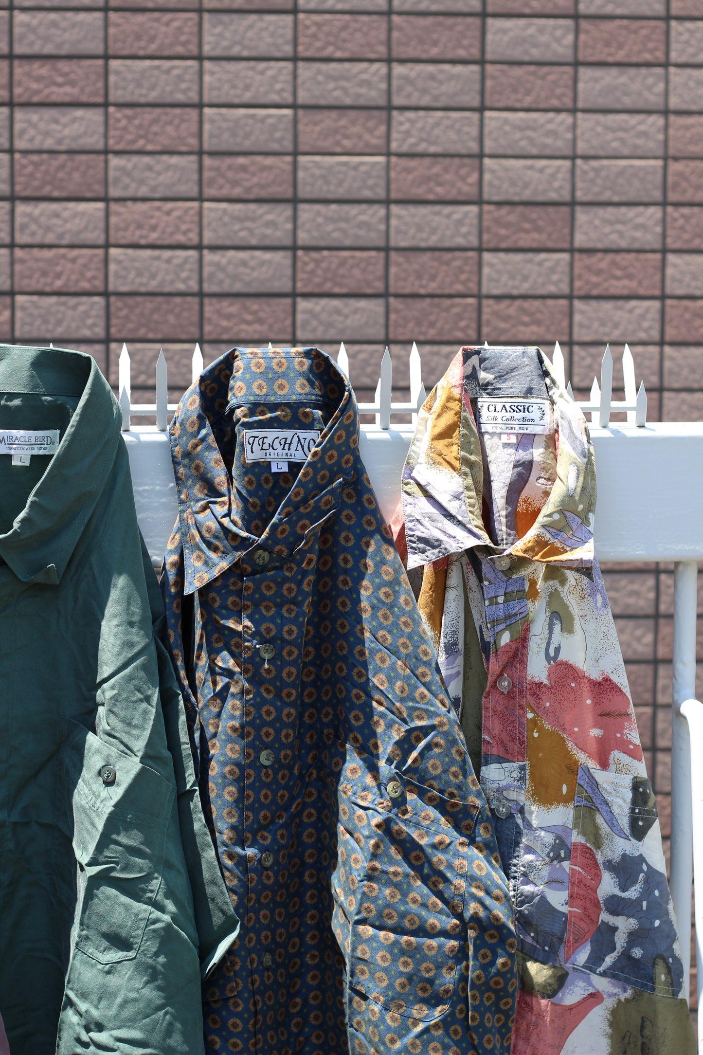 Men's Short Sleeve Silk Shirt x7点