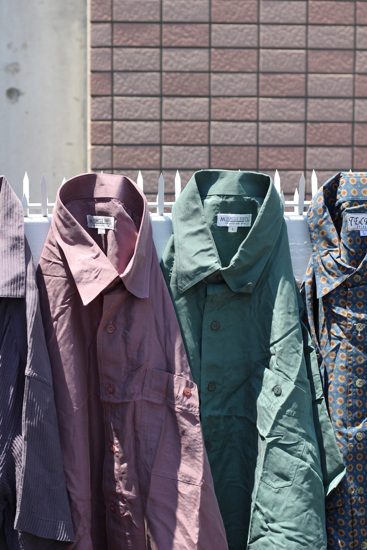 Men's Short Sleeve Silk Shirt x7点