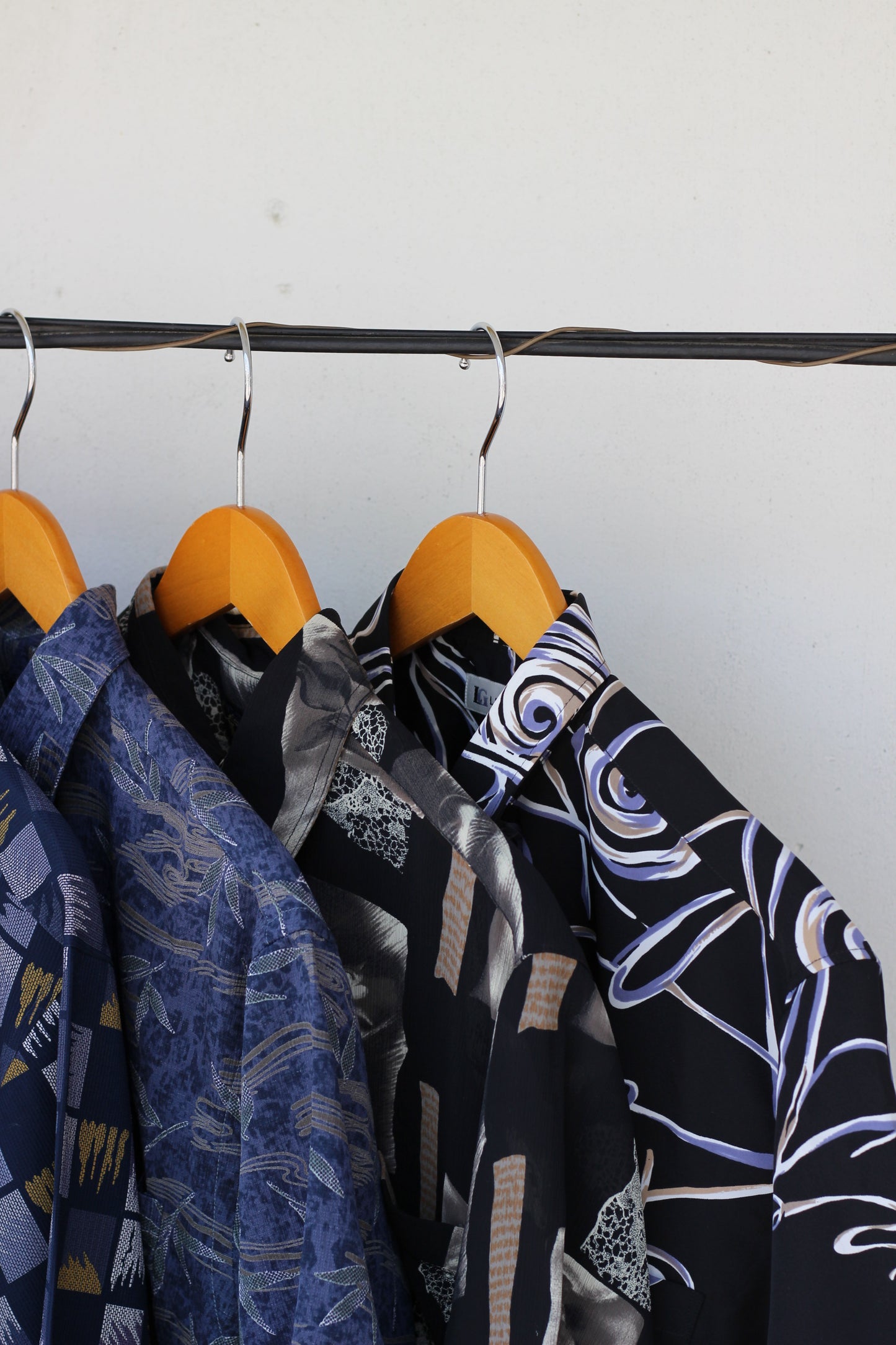 Men's Dark Color Design Short Sleeve Shirt x8点