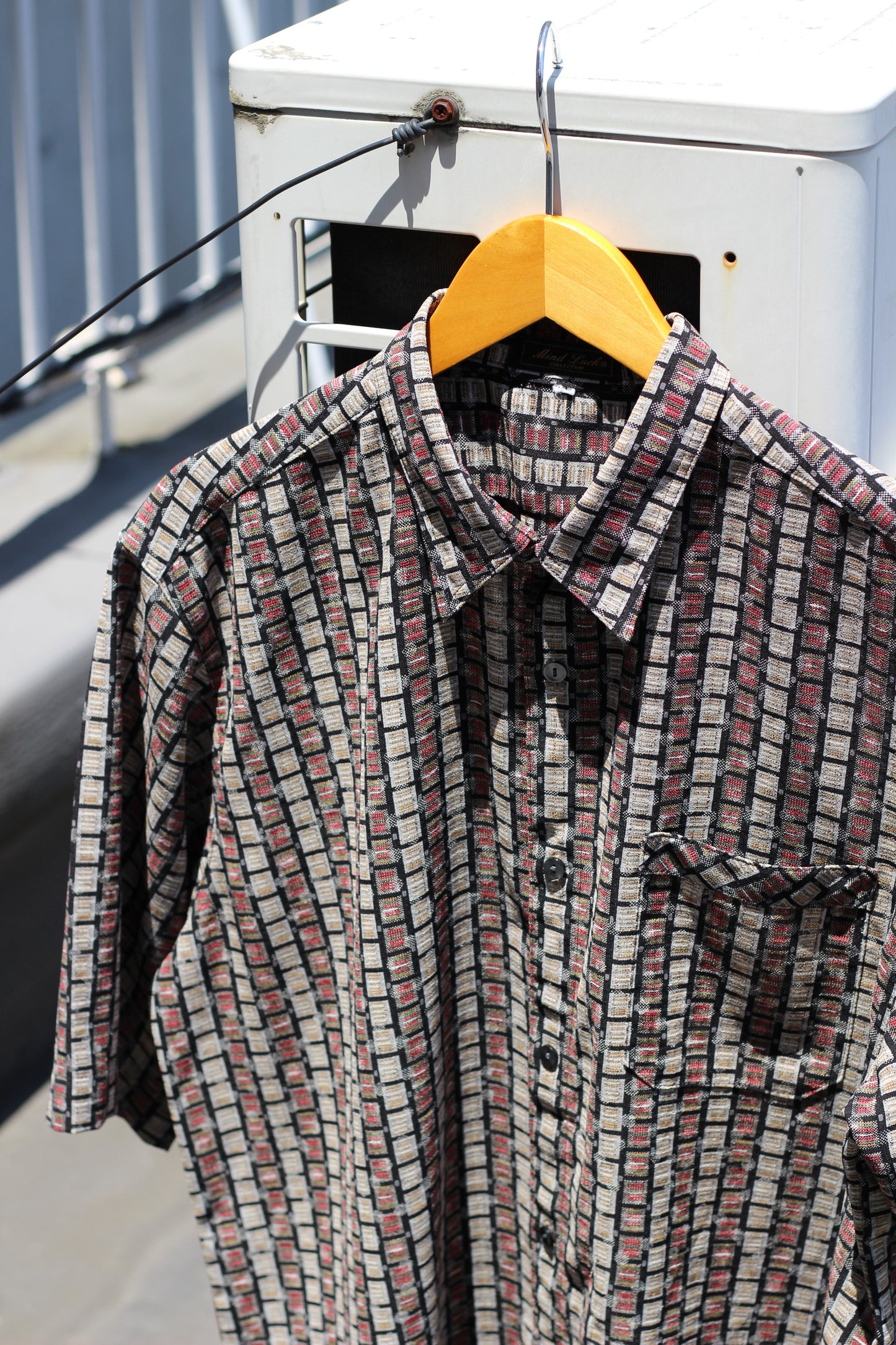 Men's Dark Color Design Short Sleeve Shirt x8点