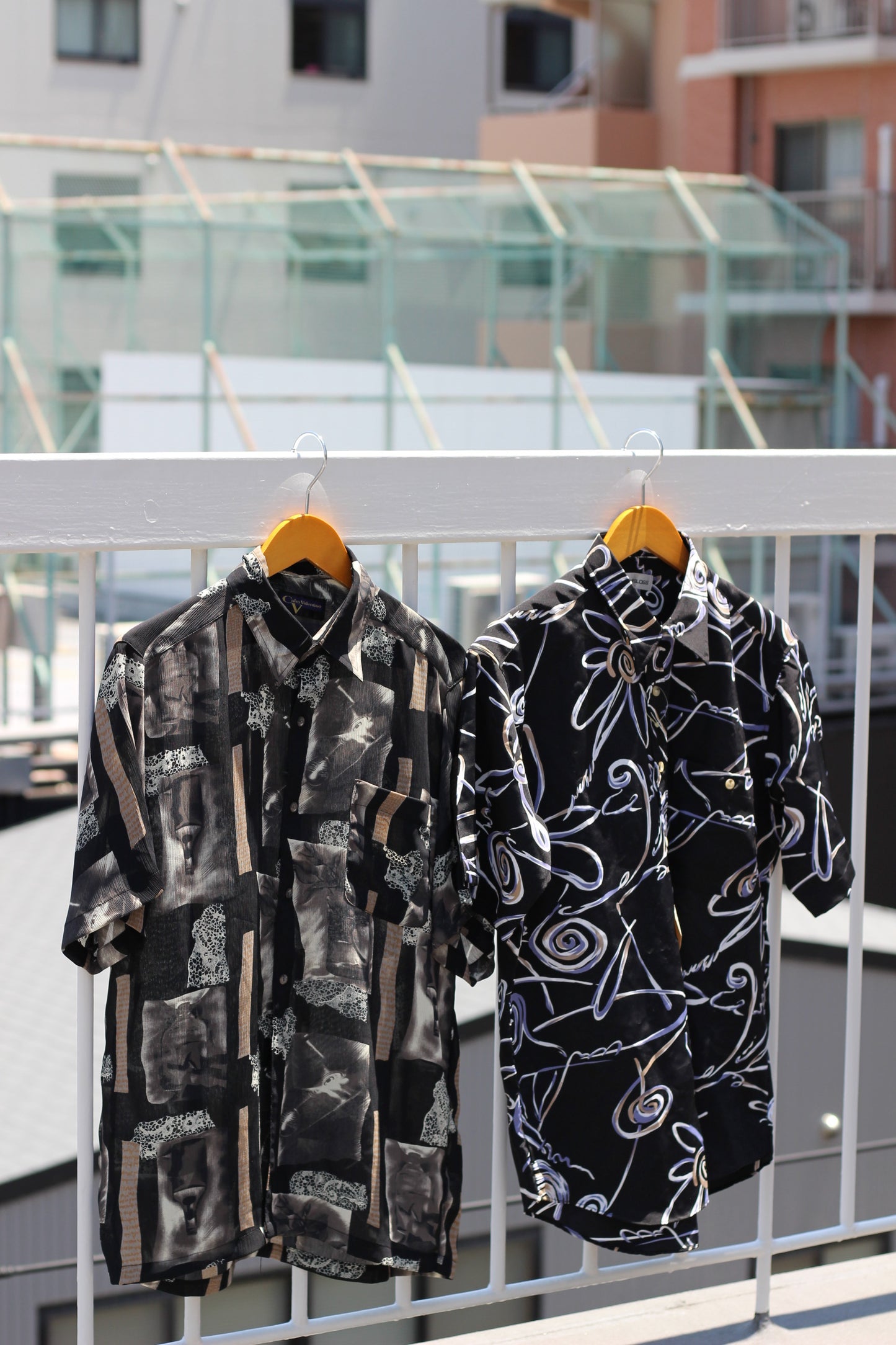 Men's Dark Color Design Short Sleeve Shirt x8点