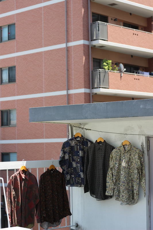 Men's Paisley Design Long Sleeve Shirt x5点