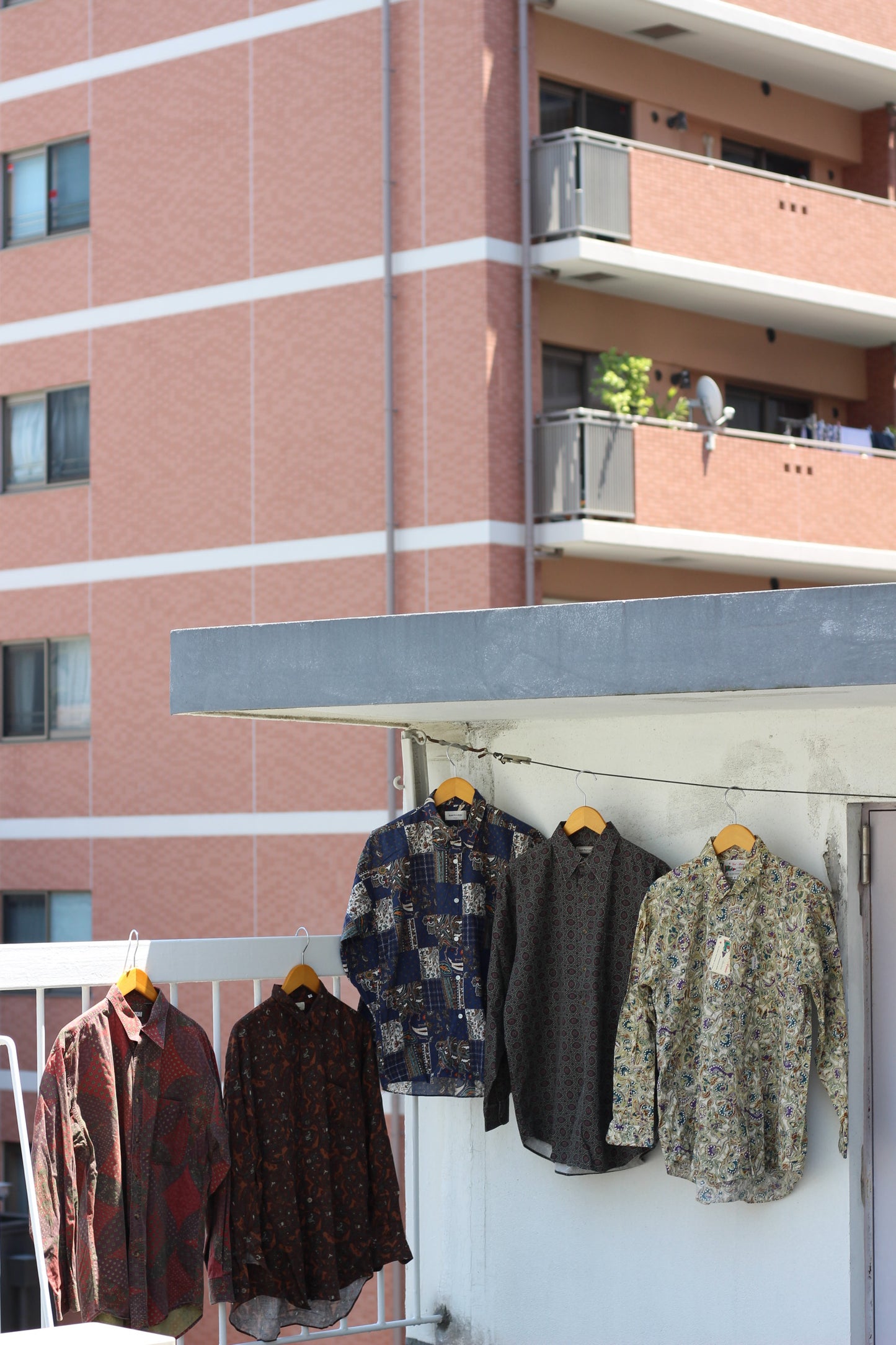 Men's Paisley Design Long Sleeve Shirt x5点