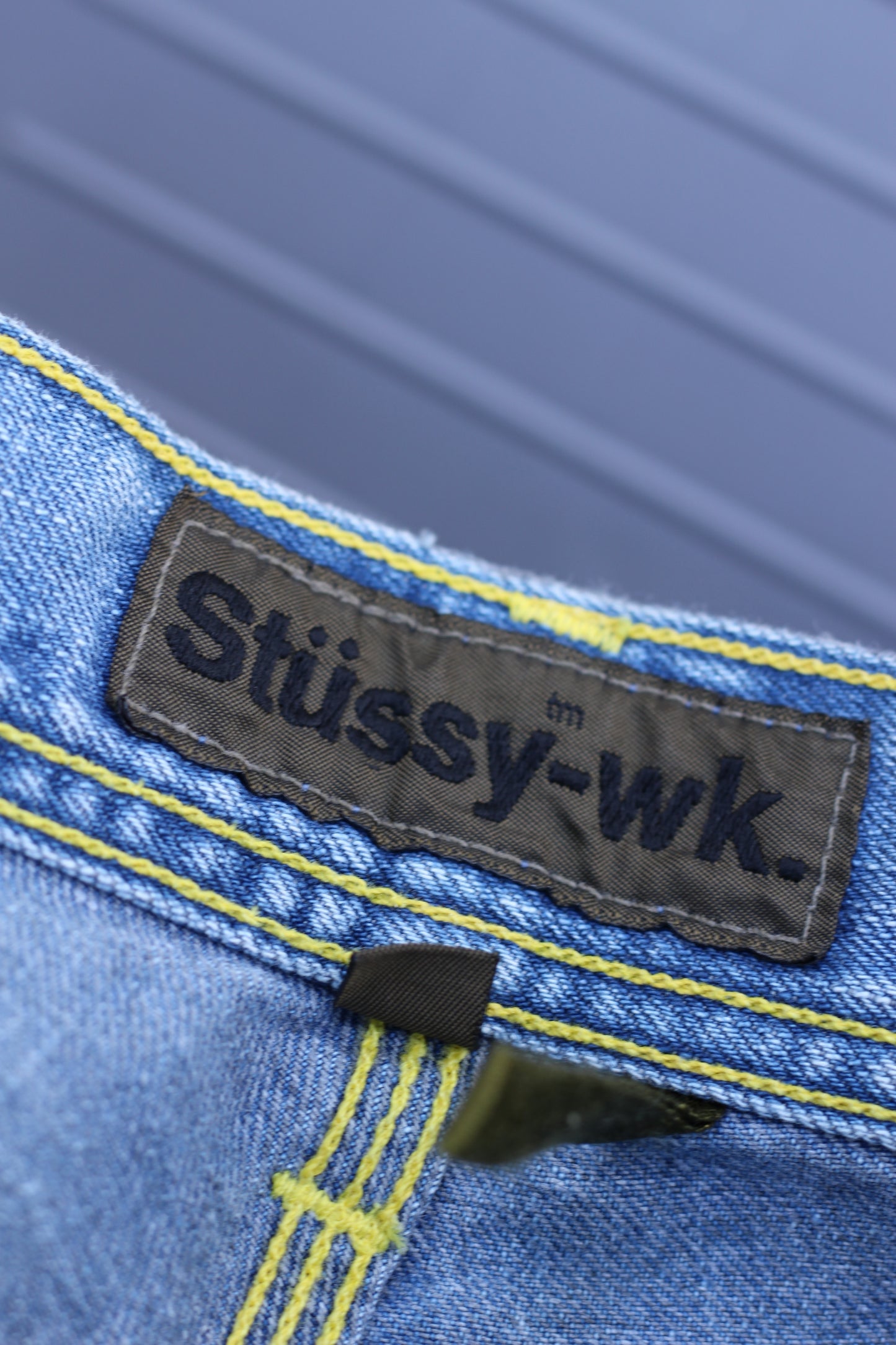 90's Old Stussy Long Sleeve T-Shirt & Denim Pants x2点