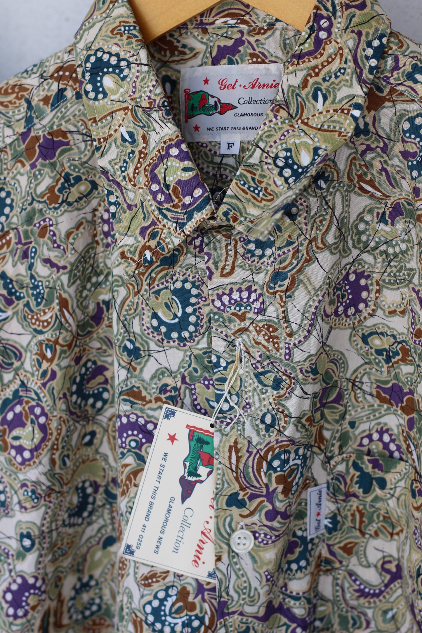 Men's Paisley Design Long Sleeve Shirt x5点