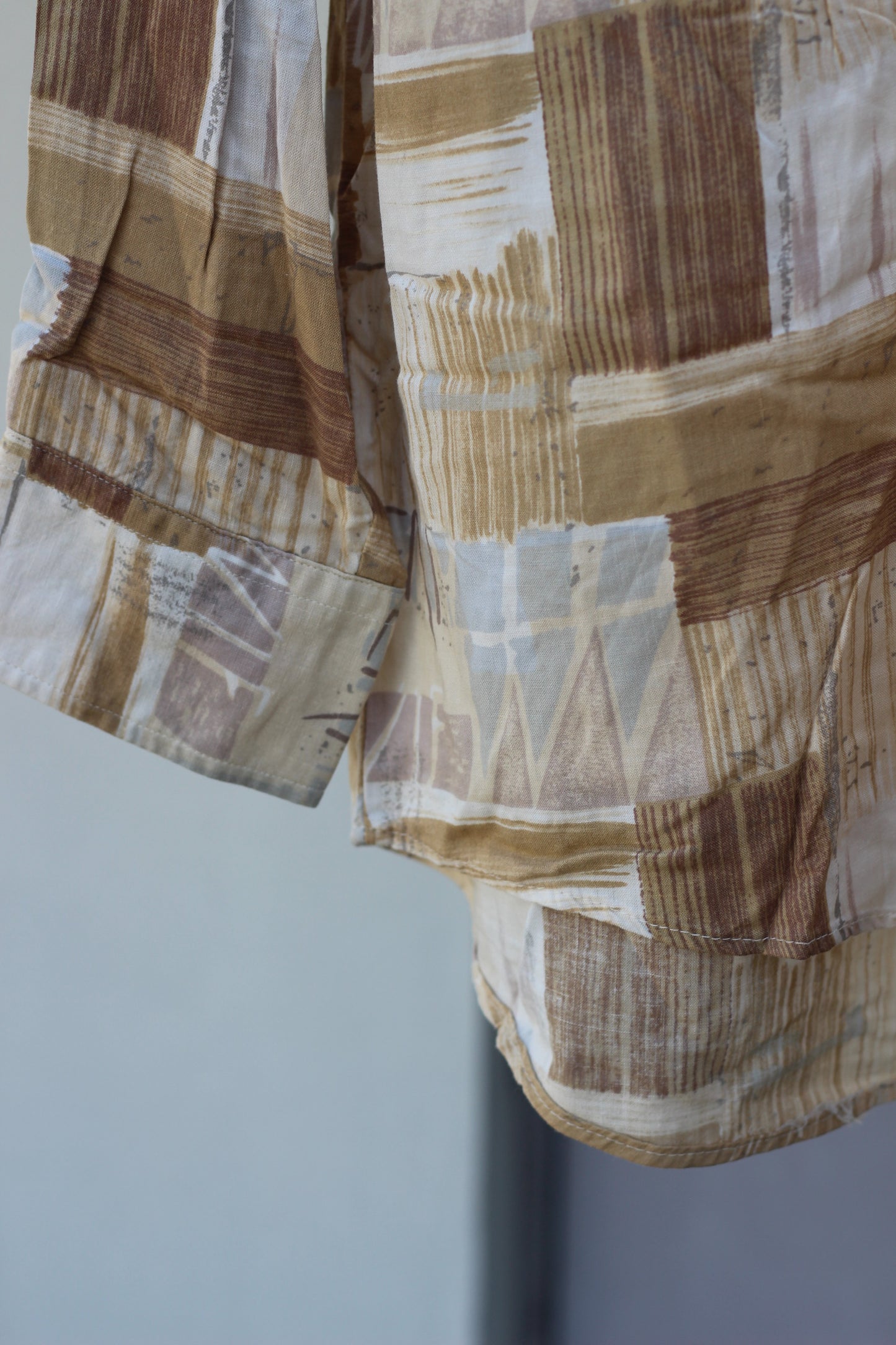 Men's Luxury Material Cupro & Rayon Design Long Sleeve Shirt x3点