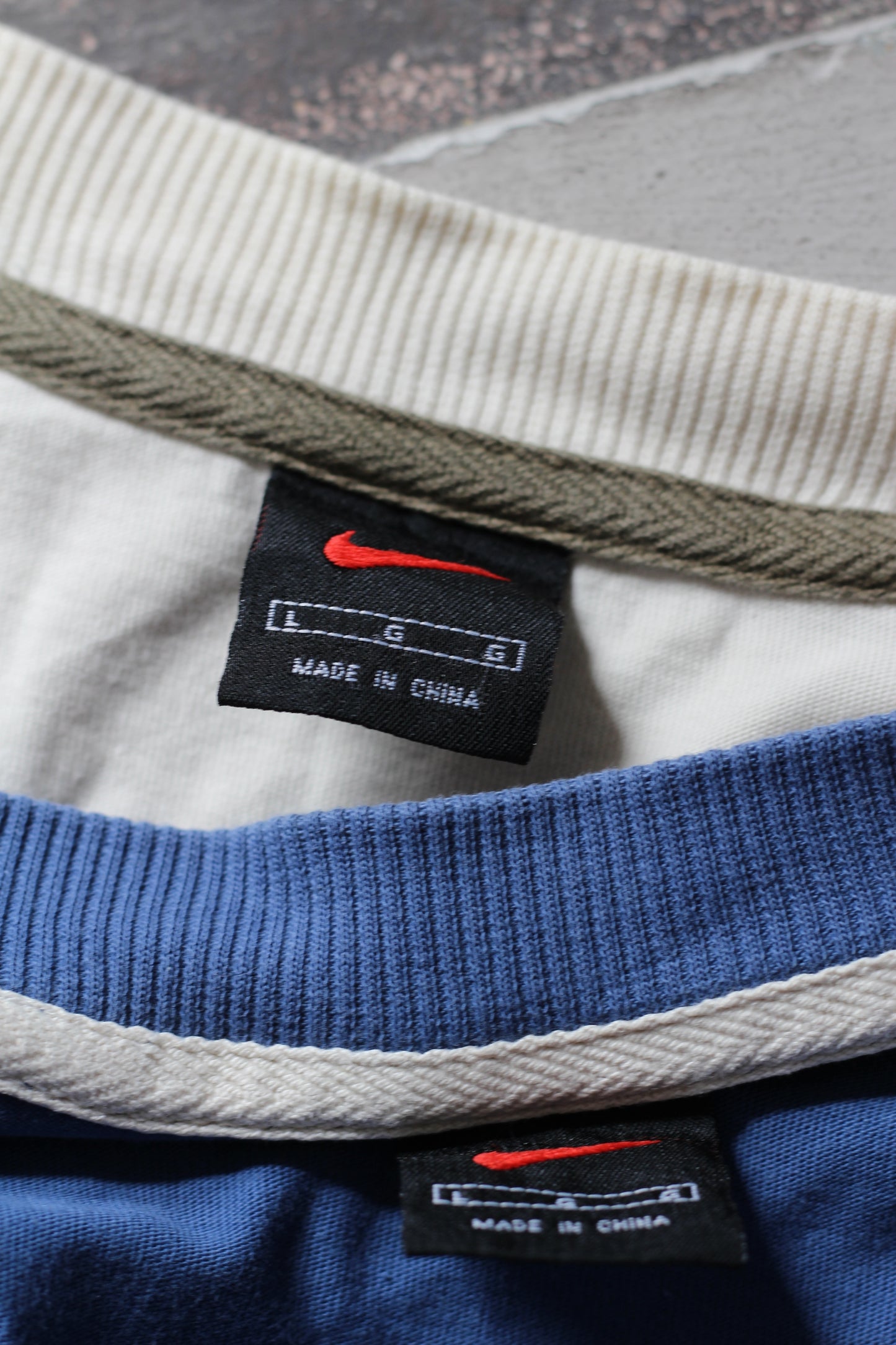 00's Y2K Style NIKE Raglan Long-Sleeve T-Shirt x2点