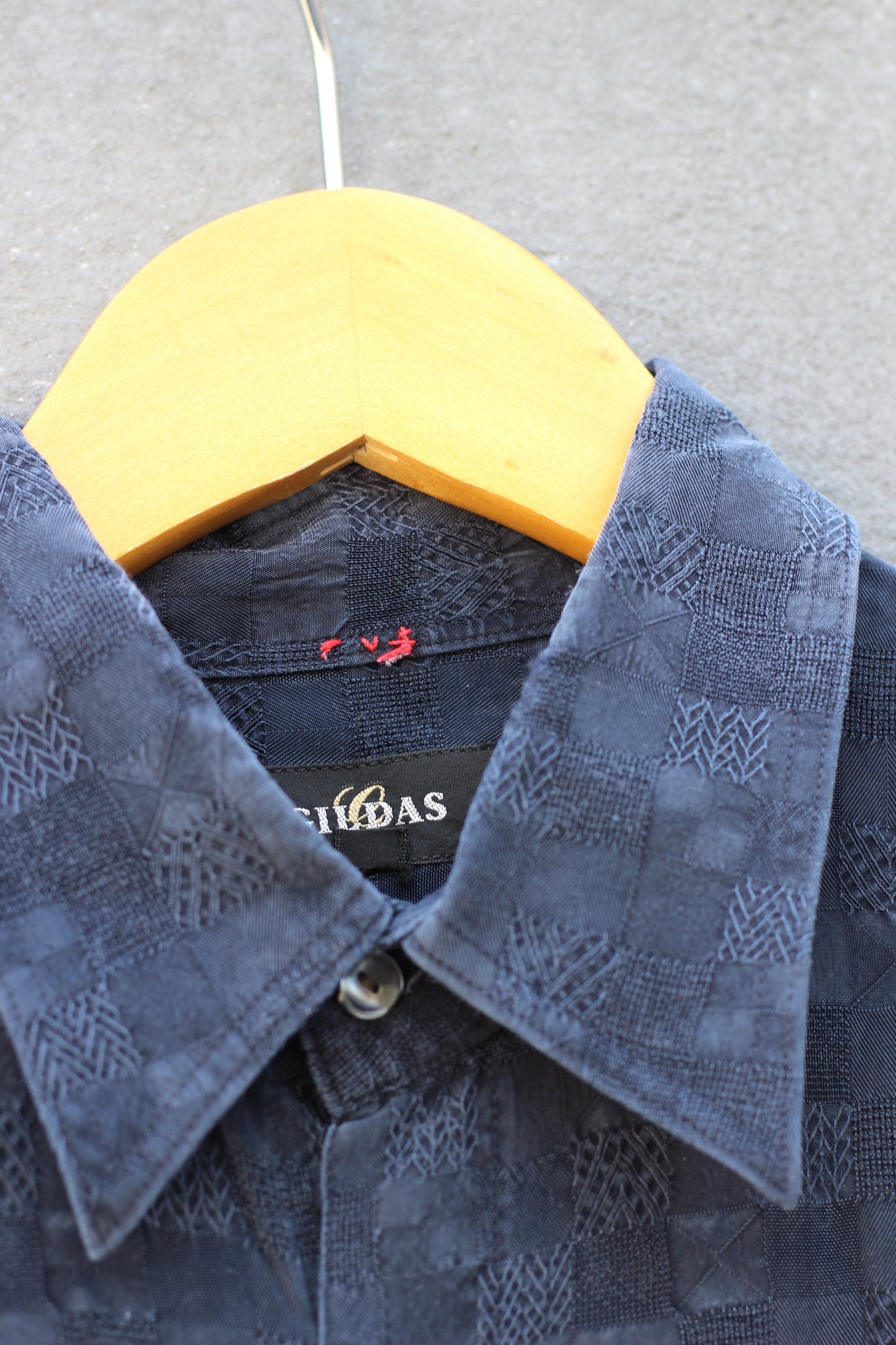 Men's Luxury Material Cupro & Rayon Design Long Sleeve Shirt x3点