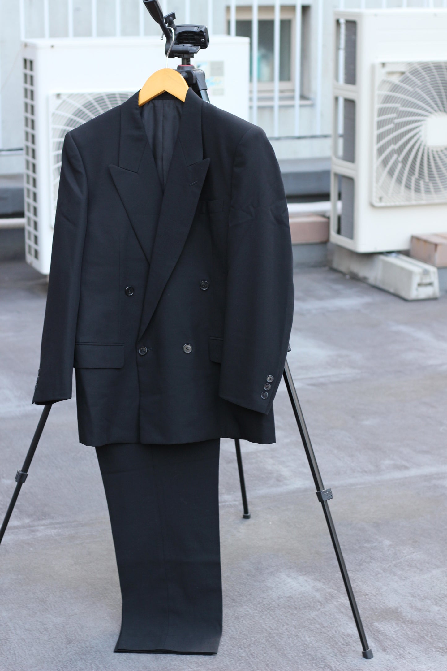 Men's Vintage Mode Style Double-Breasted Set up x4点