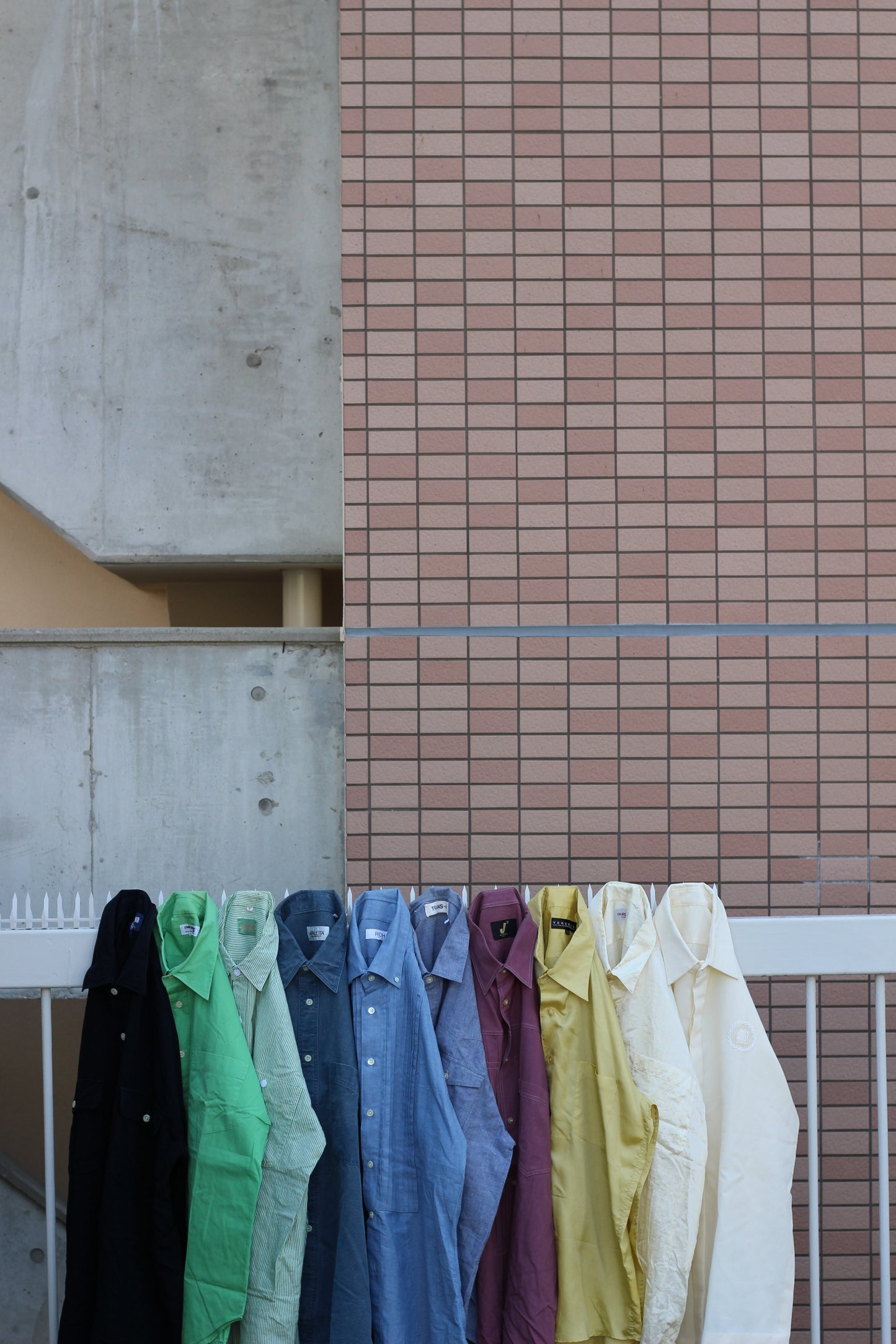 Men's Long Sleeve Color Variation Shirt x10点