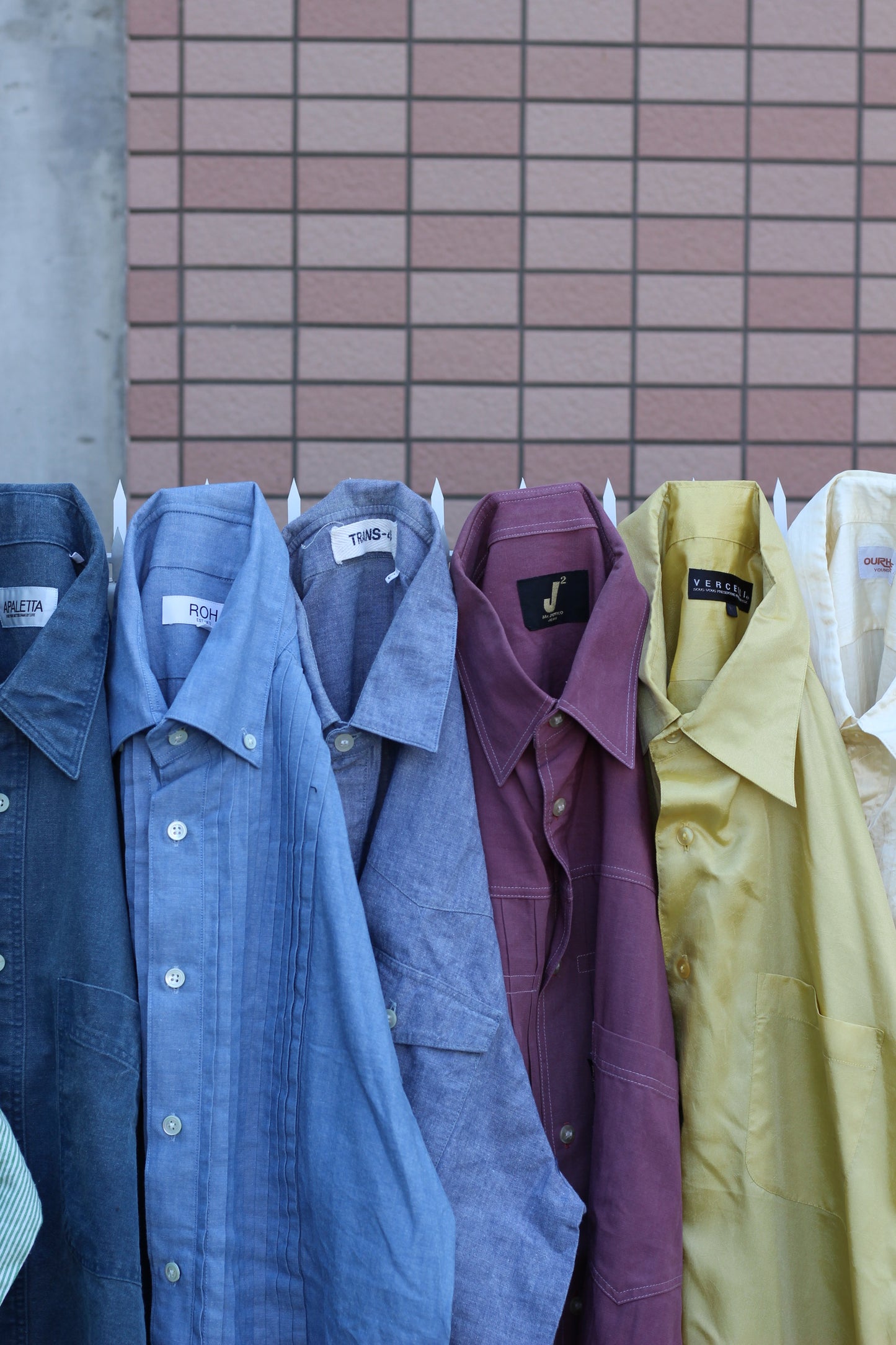Men's Long Sleeve Color Variation Shirt x10点