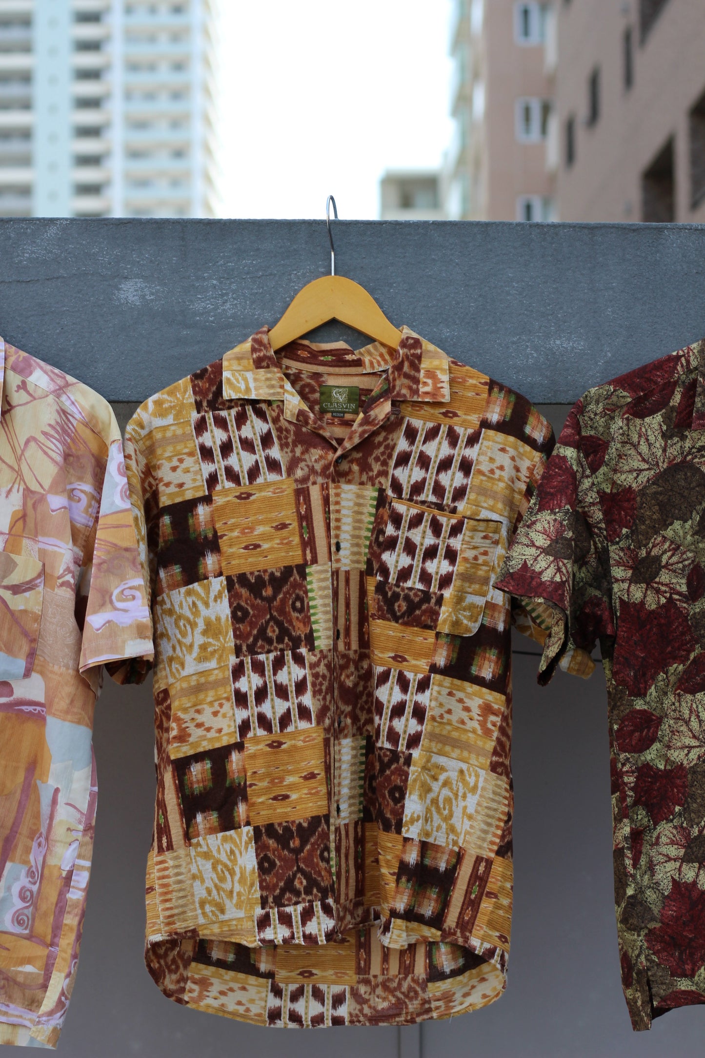 Men's Short Sleeve Open Collar Shirt x19点