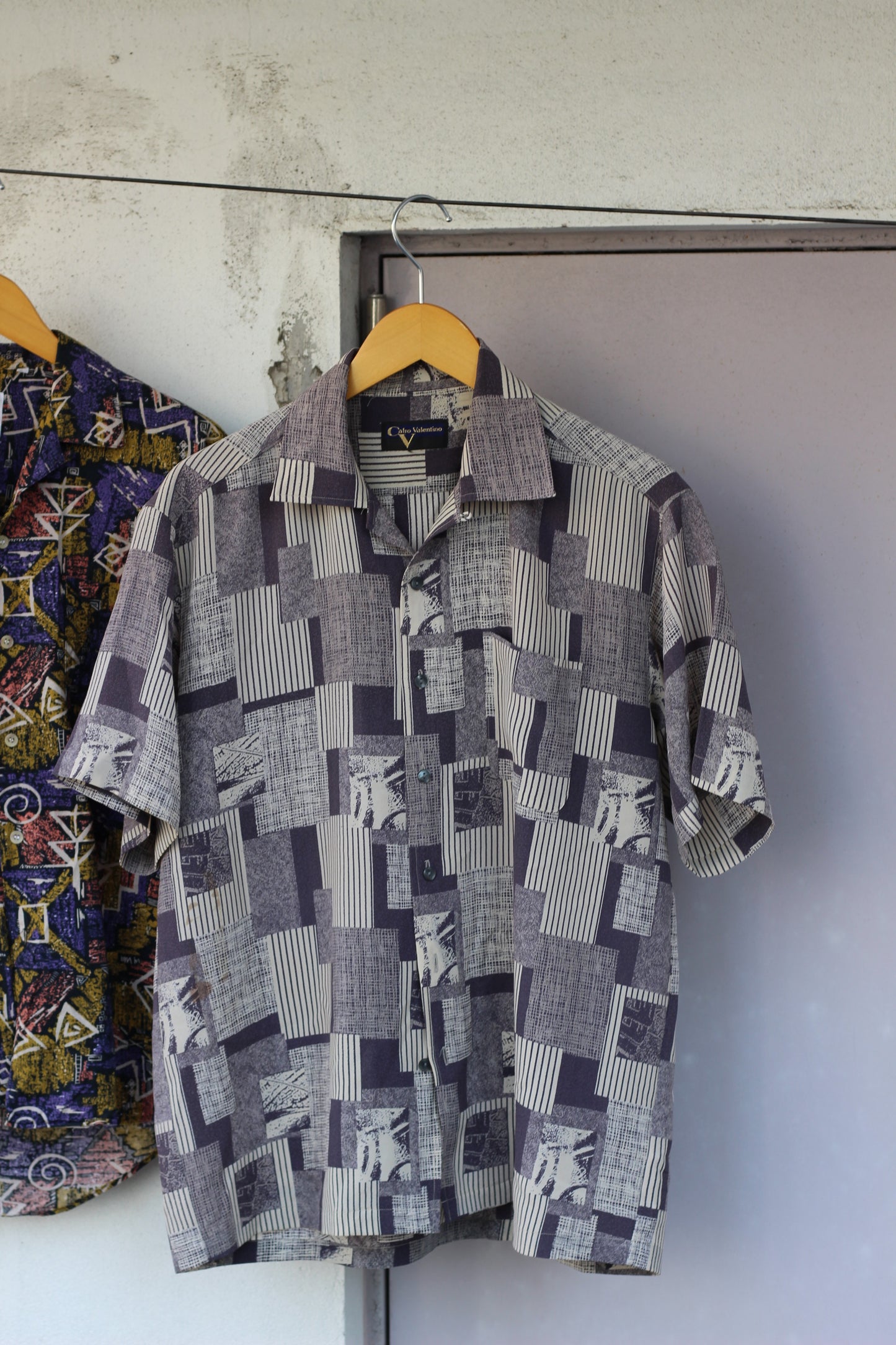 Men's Short Sleeve Open Collar Shirt x19点