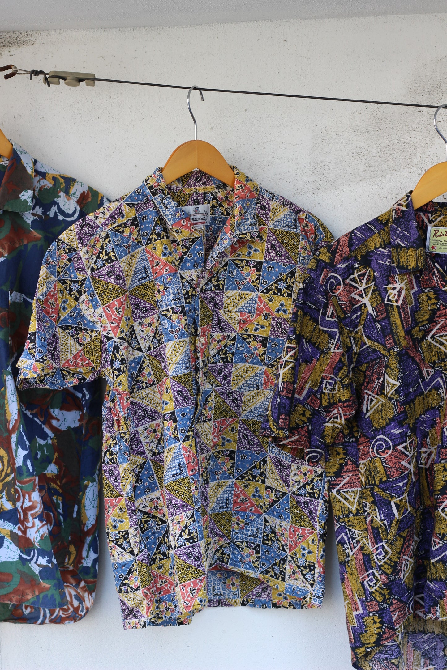 Men's Short Sleeve Open Collar Shirt x19点