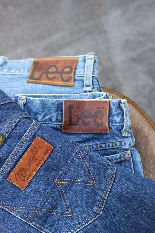 Lee & Wrangler Denim Pants x3点