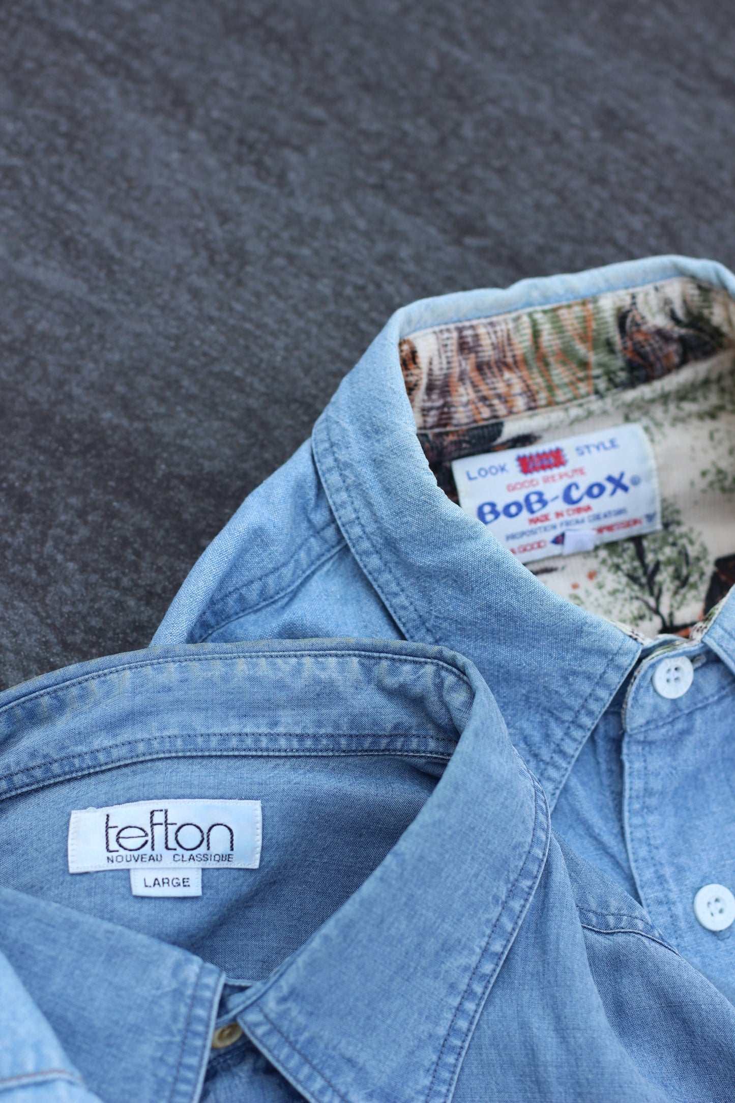 Men's Long Sleeve Denim Shirt x7点