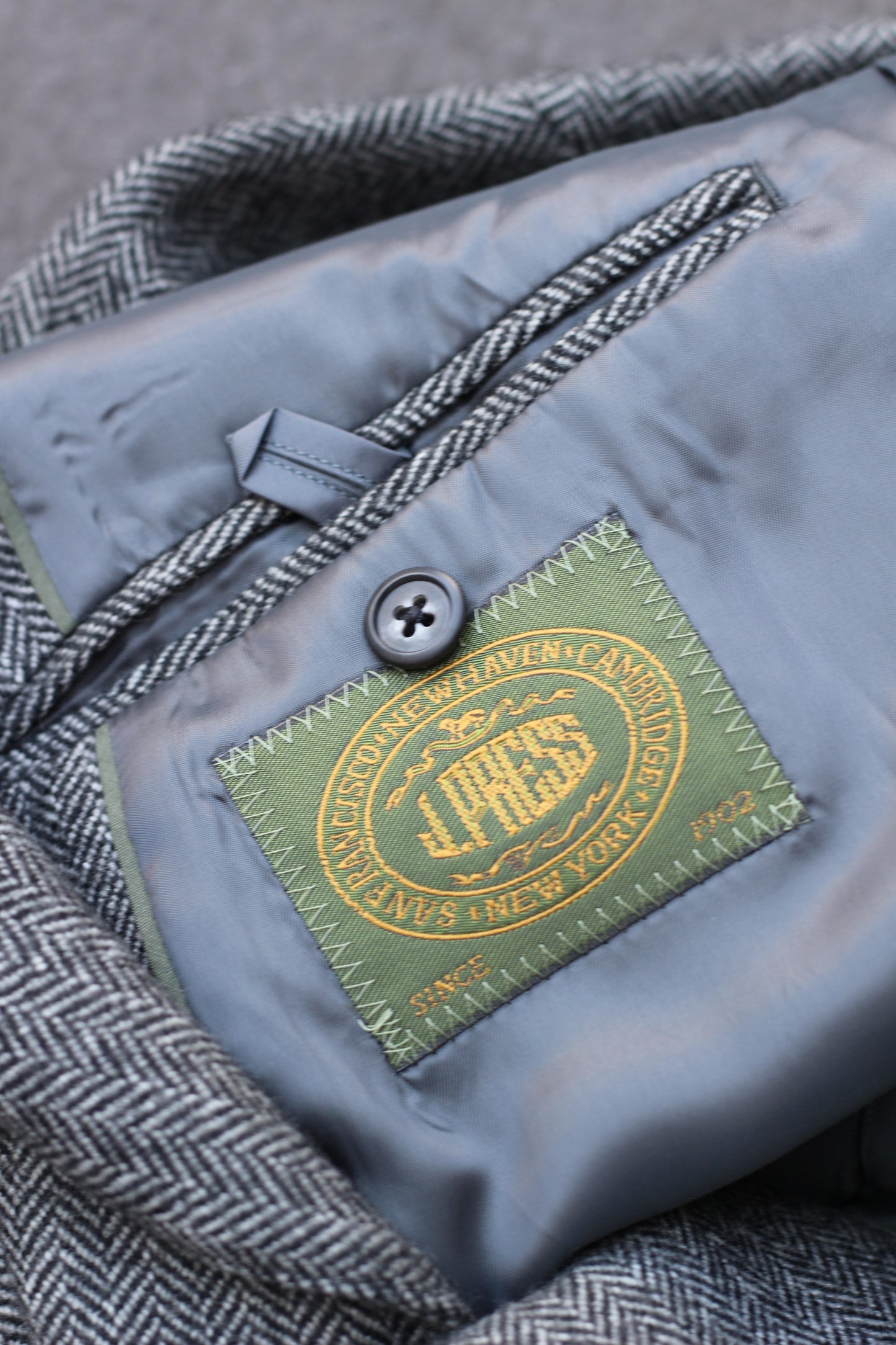 Men's Design & High-Quality American Traditional Gold Button Tailored Jacket x5点