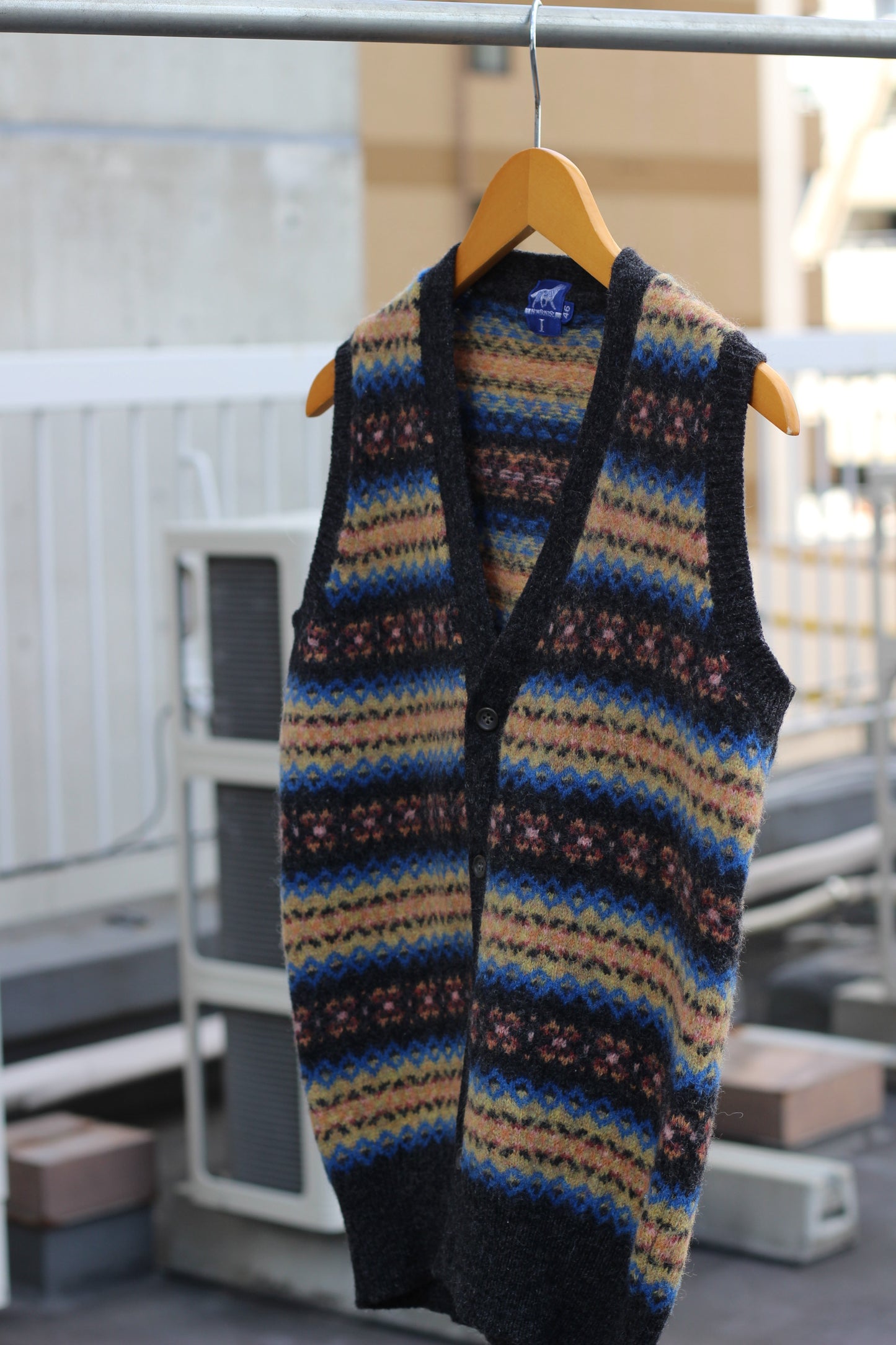 Men's Vintage Fair Isle Design Knitwear x3点