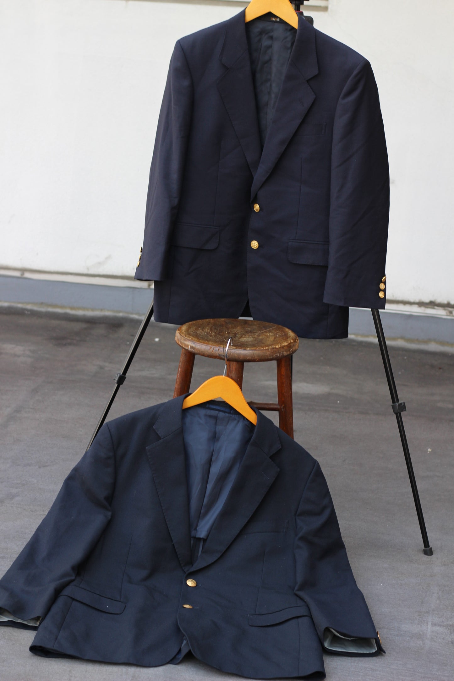 Men's Design & High-Quality American Traditional Gold Button Tailored Jacket x5点