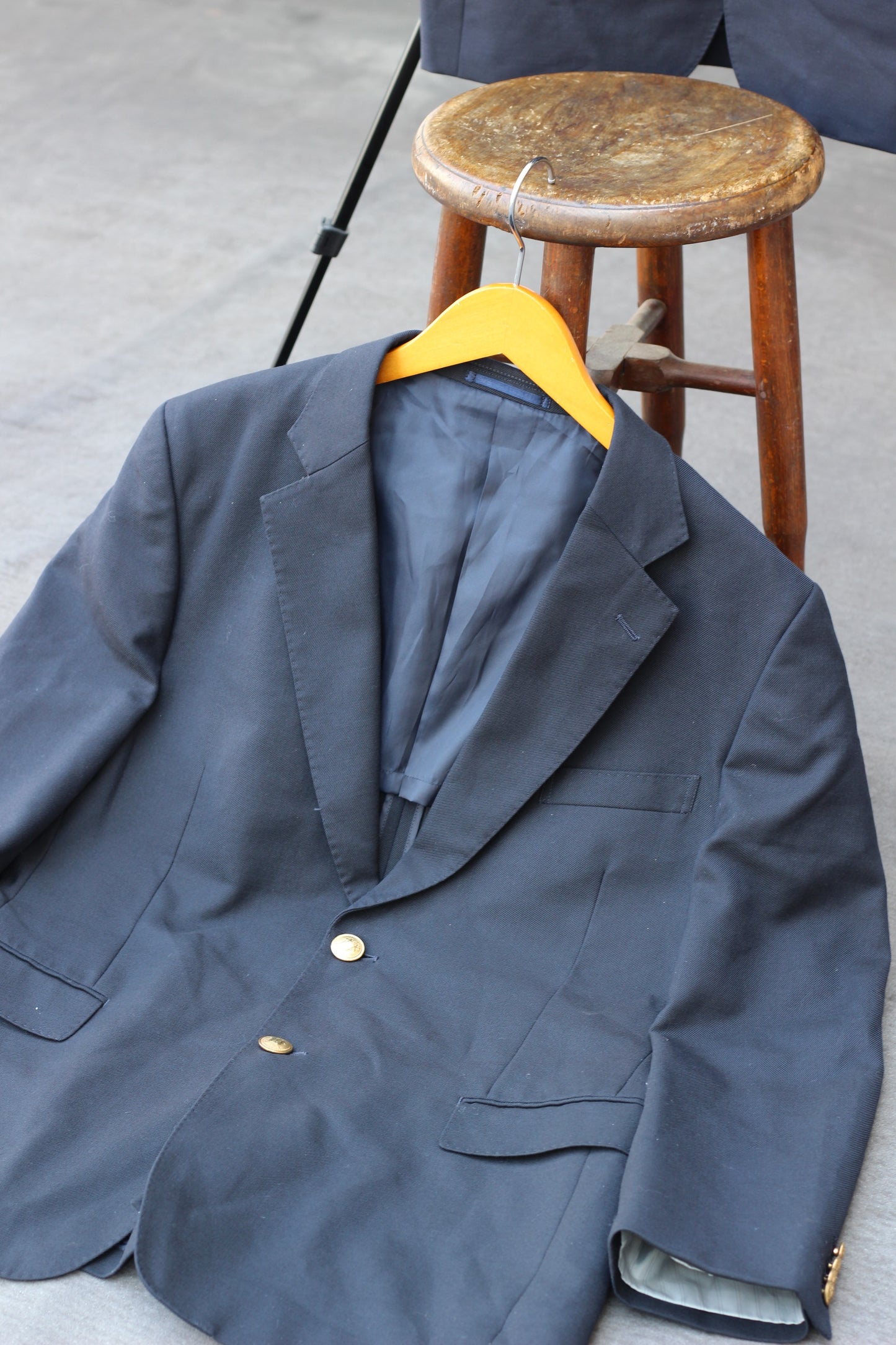 Men's Design & High-Quality American Traditional Gold Button Tailored Jacket x5点