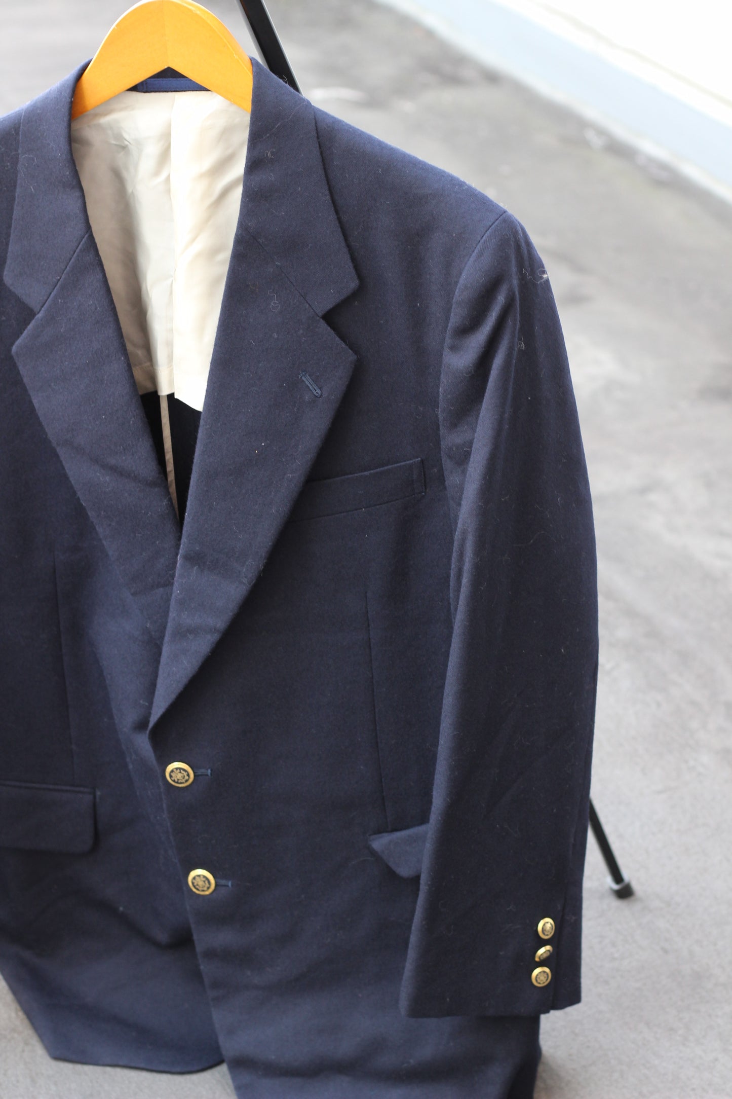 Men's Design & High-Quality American Traditional Gold Button Tailored Jacket x5点