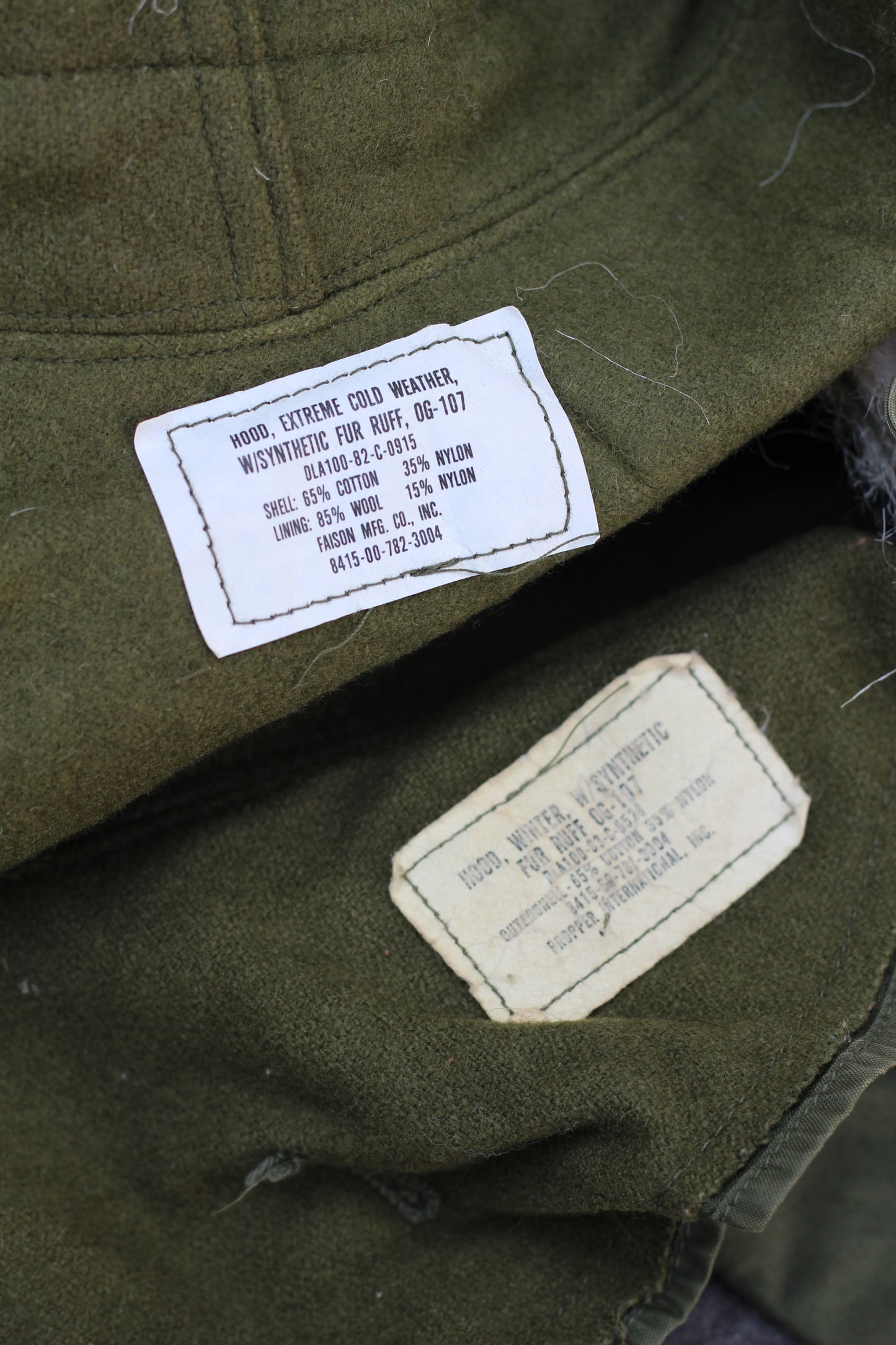 U.S. ARMY M-65 Hood x2点