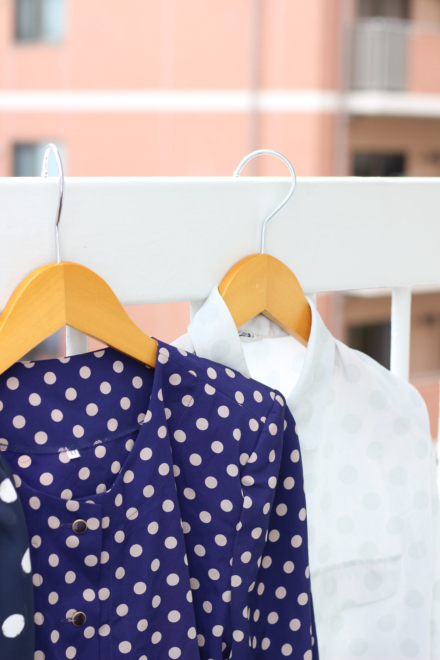 Vintage Dot Long Sleeve Blouse x10点